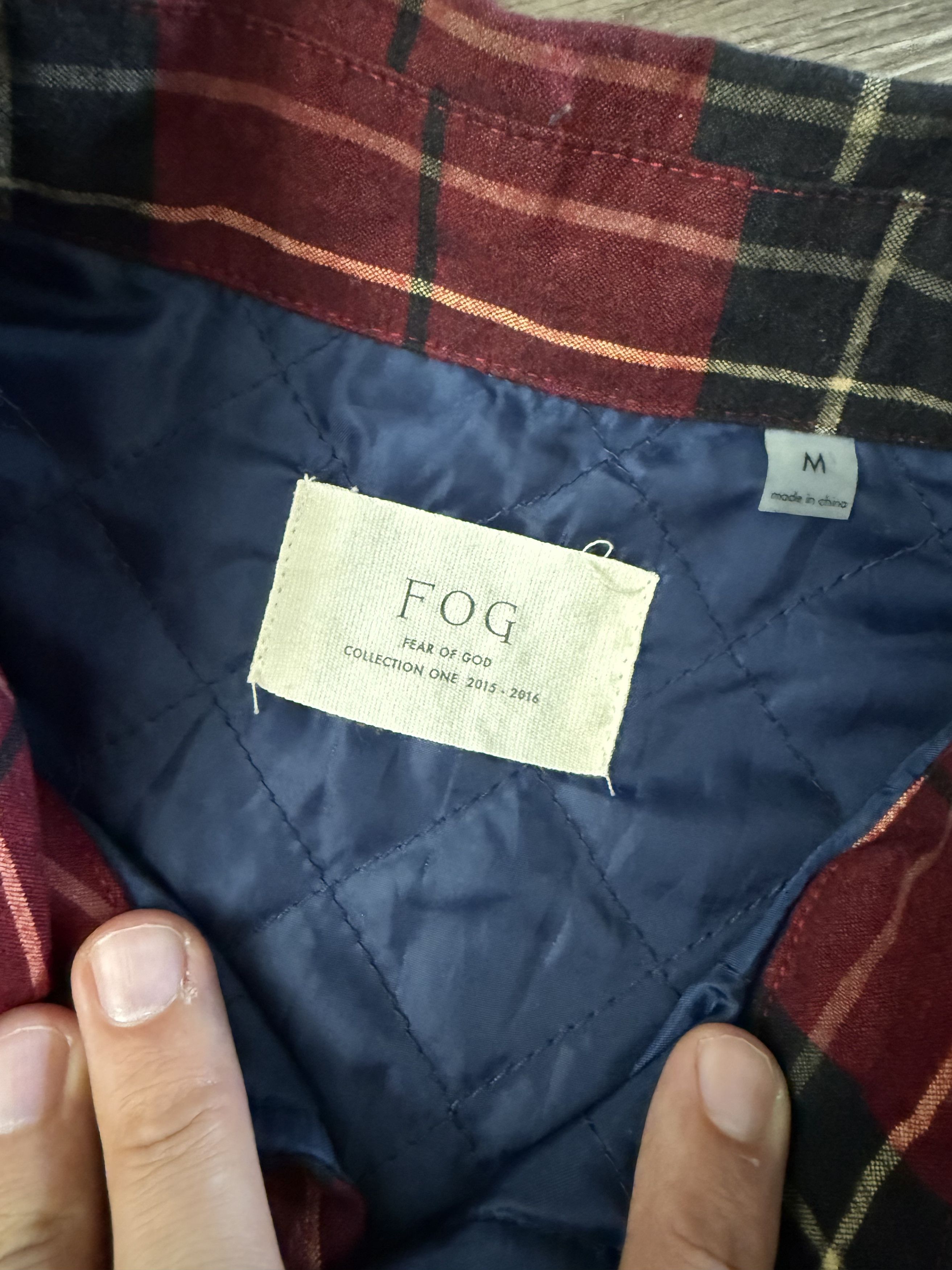 Fear of God Fear Of God FOG Collection One Plaid Flannel Quilted Shacket Size US M / EU 48-50 / 2 - 8 Thumbnail