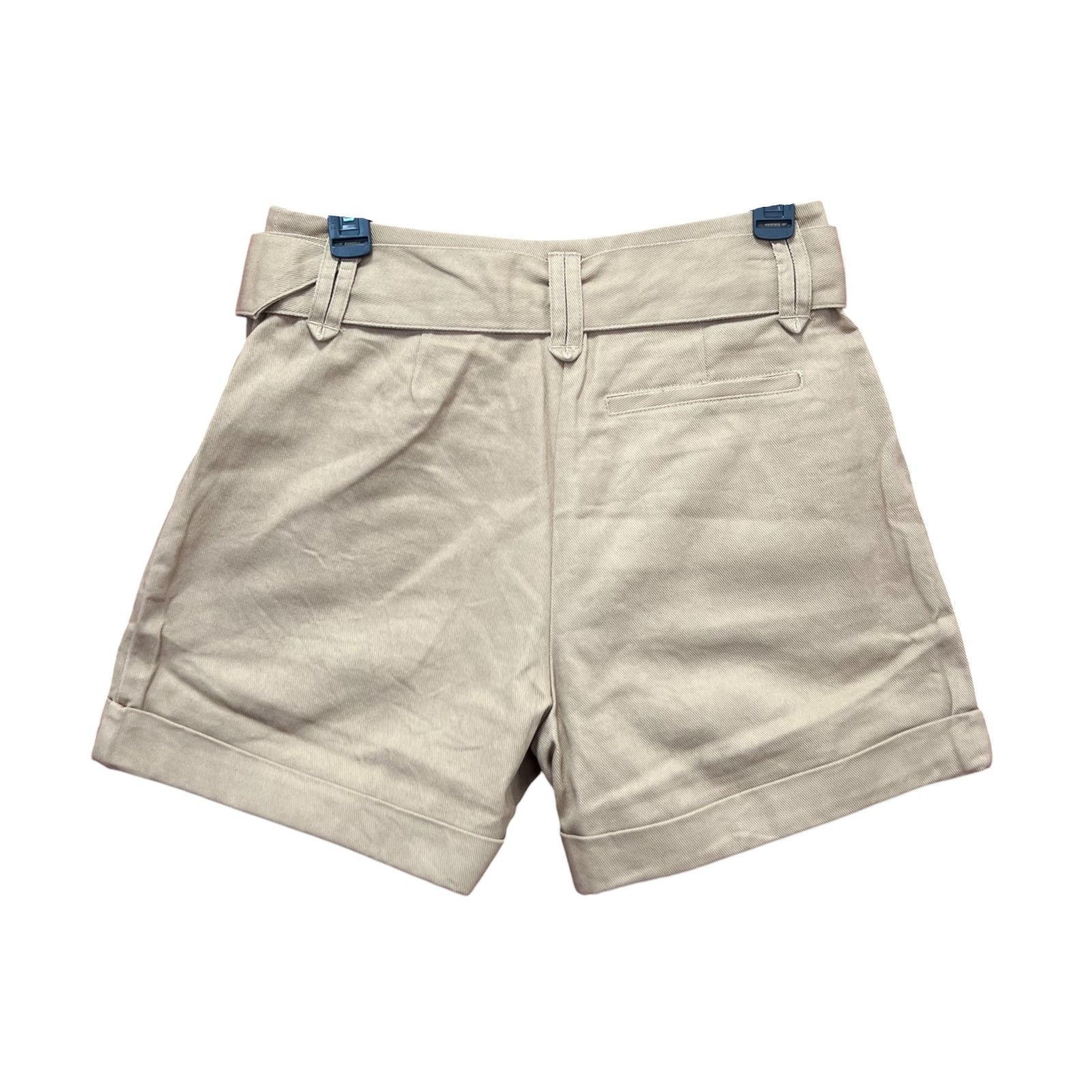 Other Ryegrass - Women's Mid-Rise Pleated Short - Light Brown - 4 Size 27" / US 4 / IT 40 - 4 Thumbnail