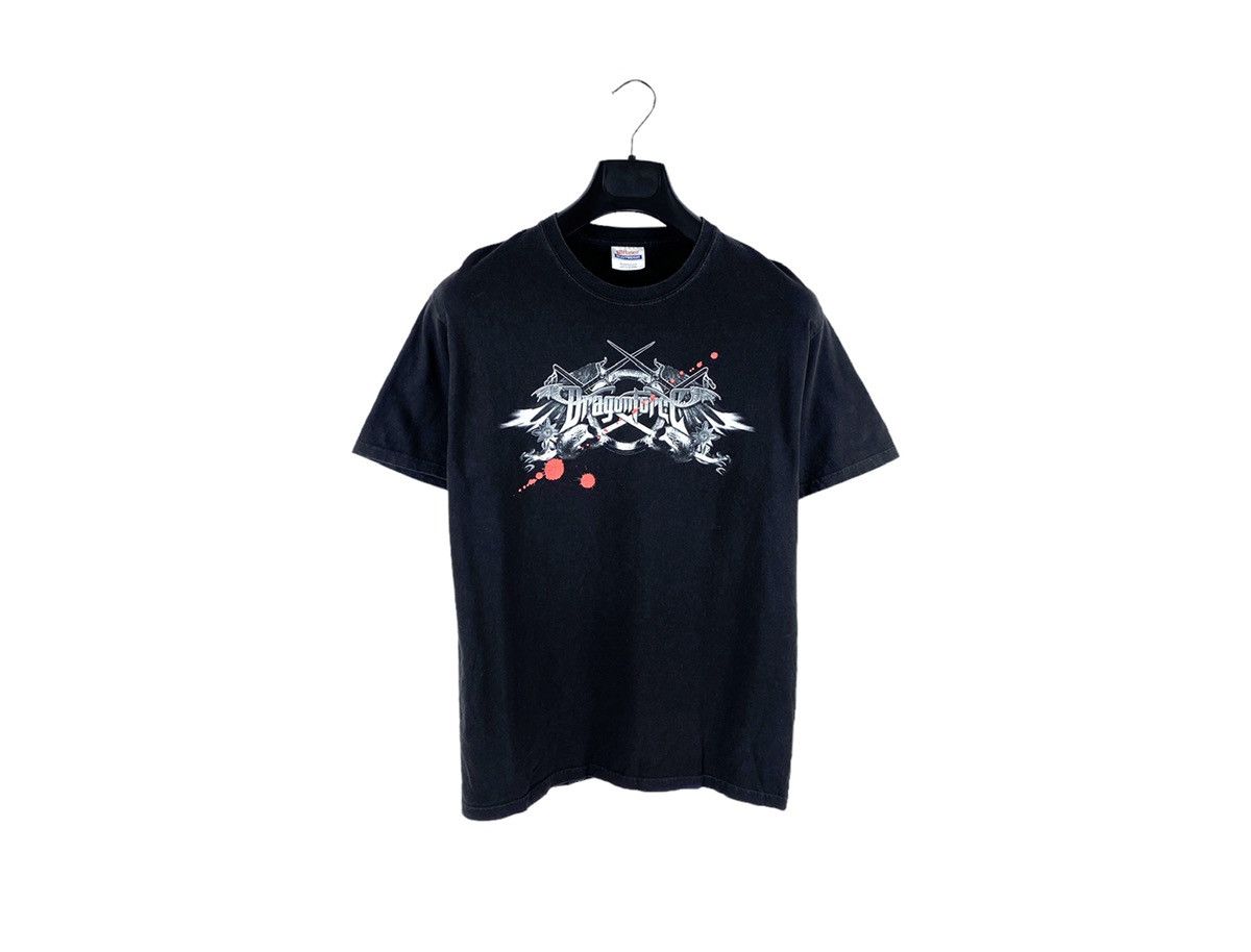 vintage DRAGONFORCE T-shirt rock Concert Merch retro 90s