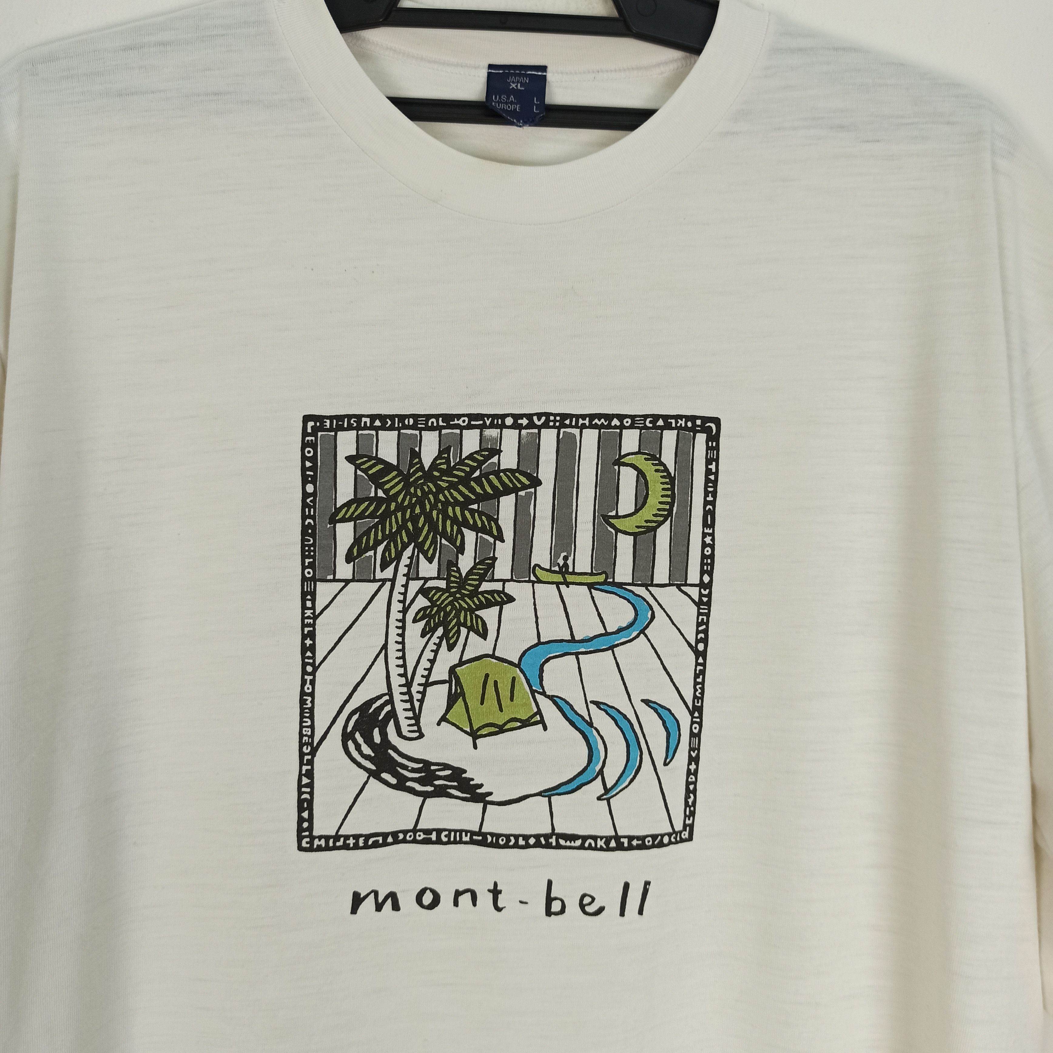 Montbell Rare Mont-Bell Tshirt Vintage Made in Japan Size US XL / EU 56 / 4 - 2 Thumbnail
