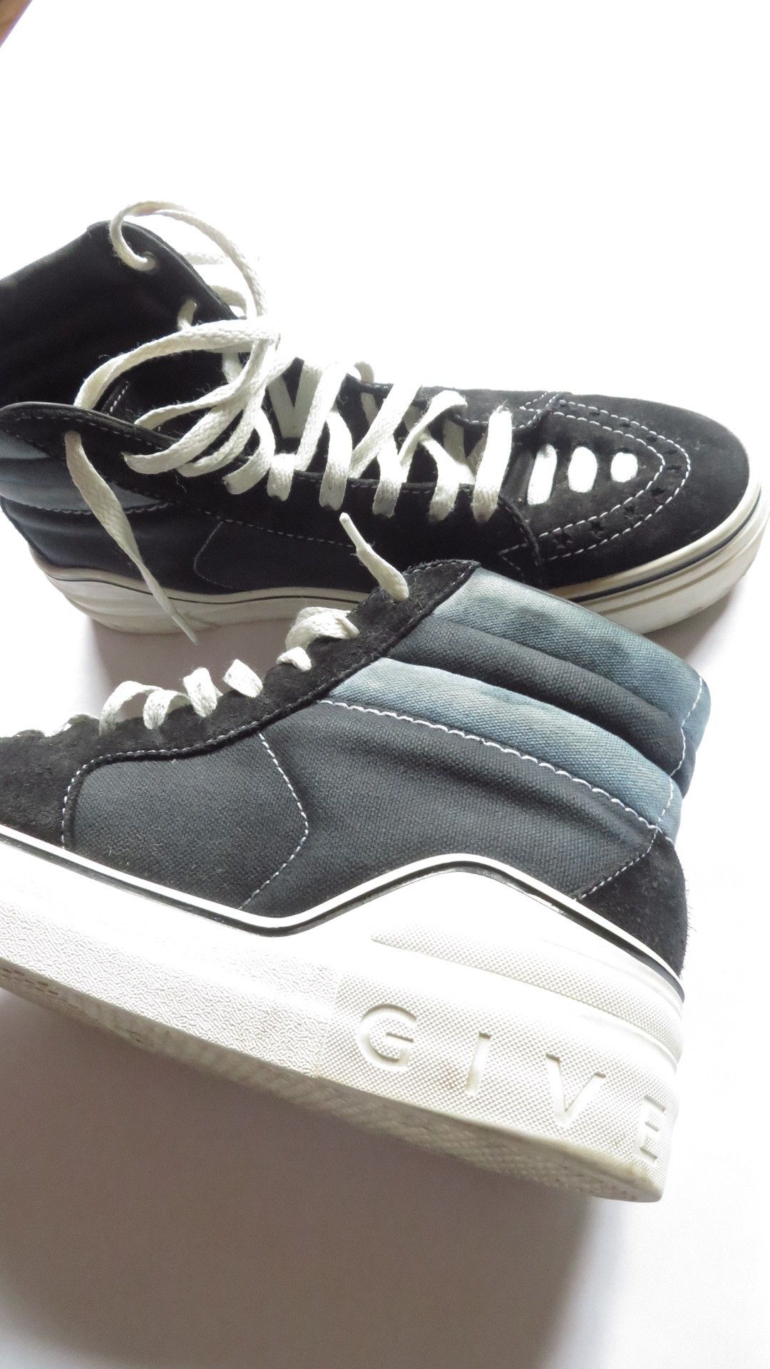 Givenchy Givenchy "Vans" Skate Hi-Tops Size US 8.5 / EU 41-42 - 3 Thumbnail