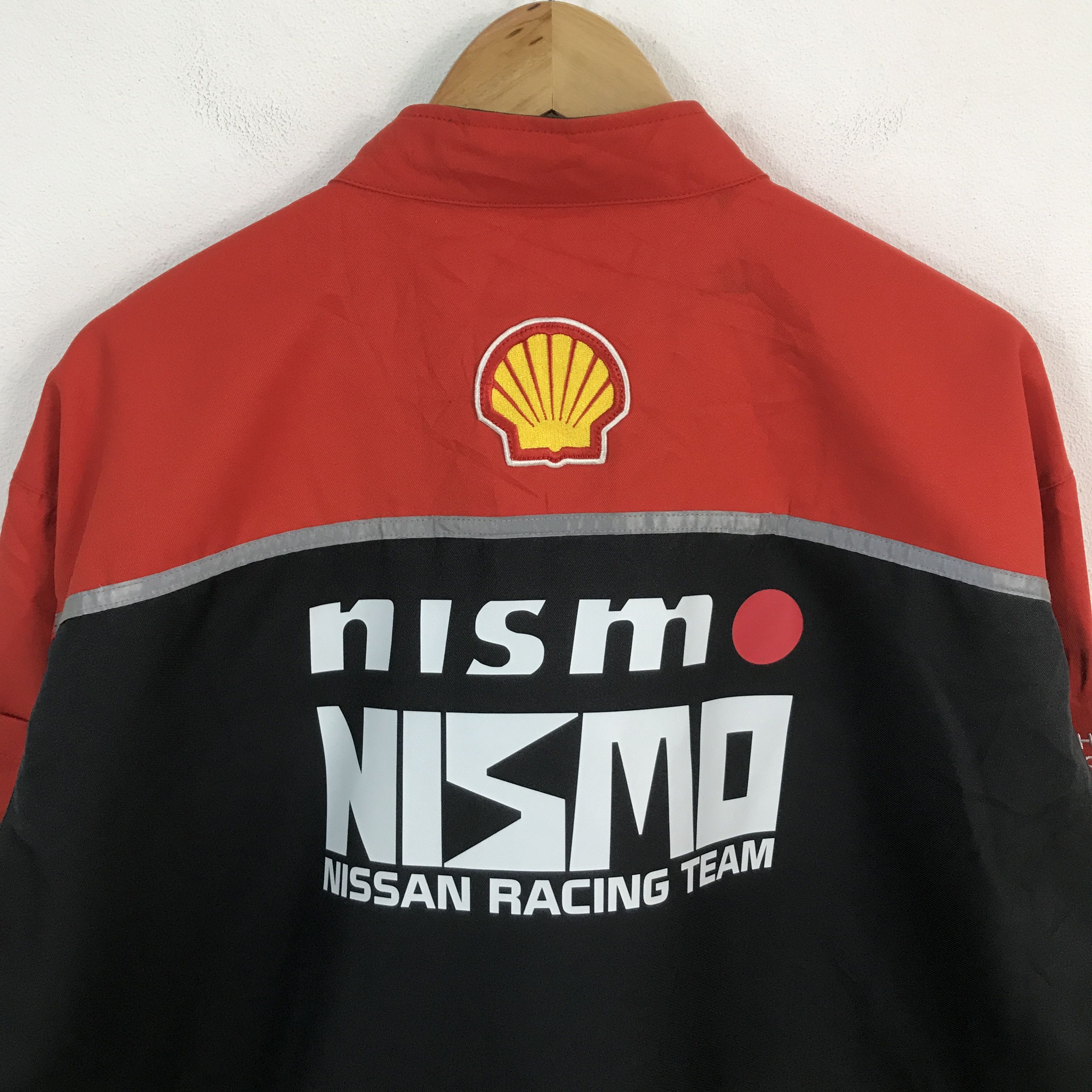 Japanese Brand vintage shell x nismo nissan racing team custom jacket Size US XL / EU 56 / 4 - 4 Thumbnail
