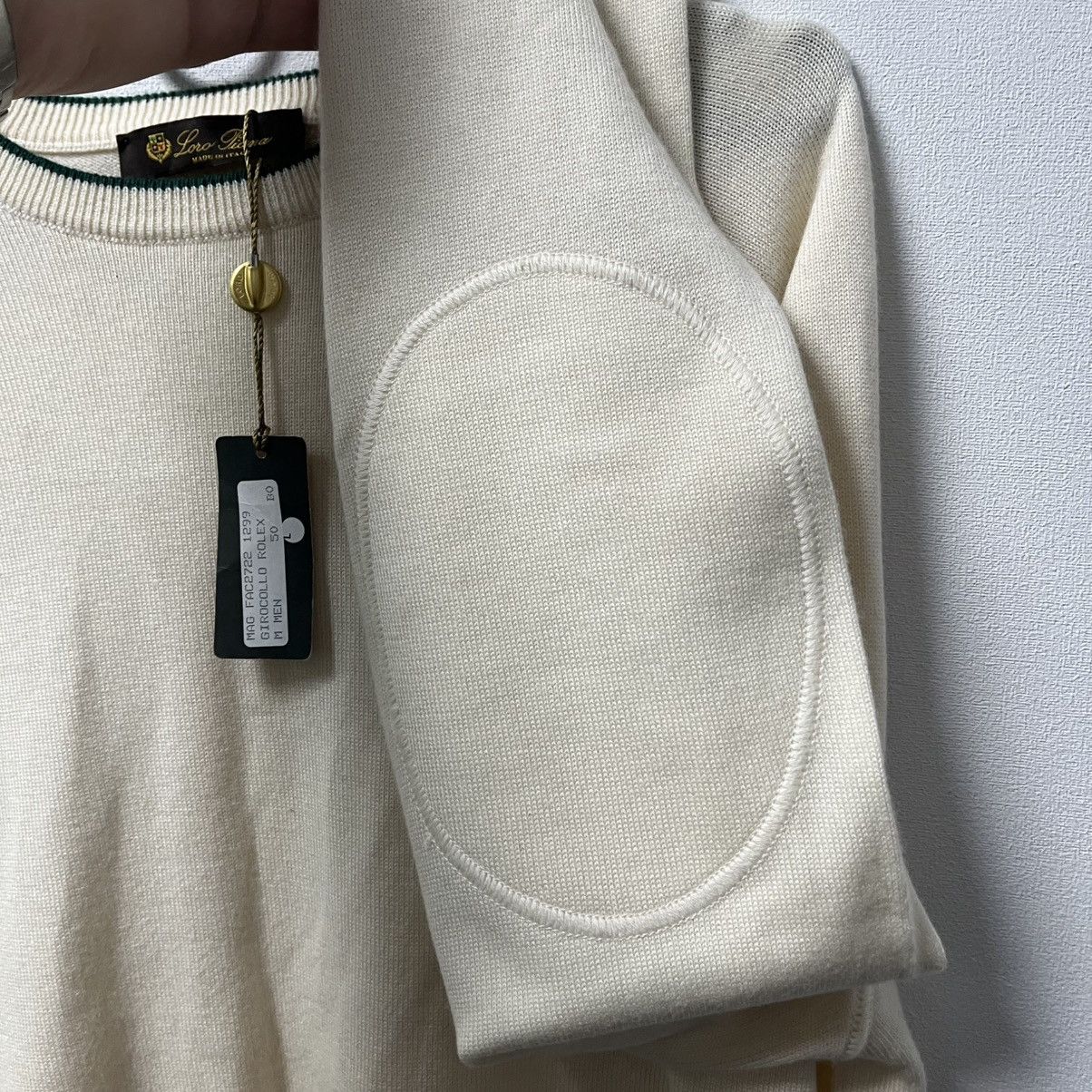 Loro Piana Loro Piana Black Sweatshirt Mini Logo Old Money Kashmir Size US L / EU 52-54 / 3 - 8 Thumbnail