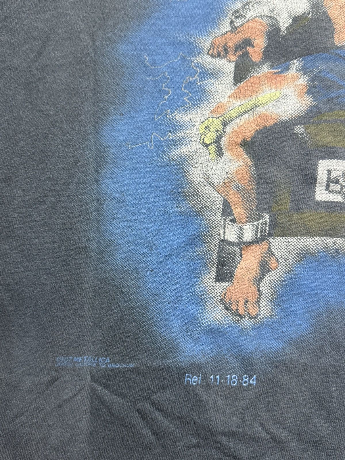 Band Tees × Metallica × Vintage Vintage OG 1980s Metallica Metal Up Your Ass Size US XL / EU 56 / 4 - 11 Thumbnail