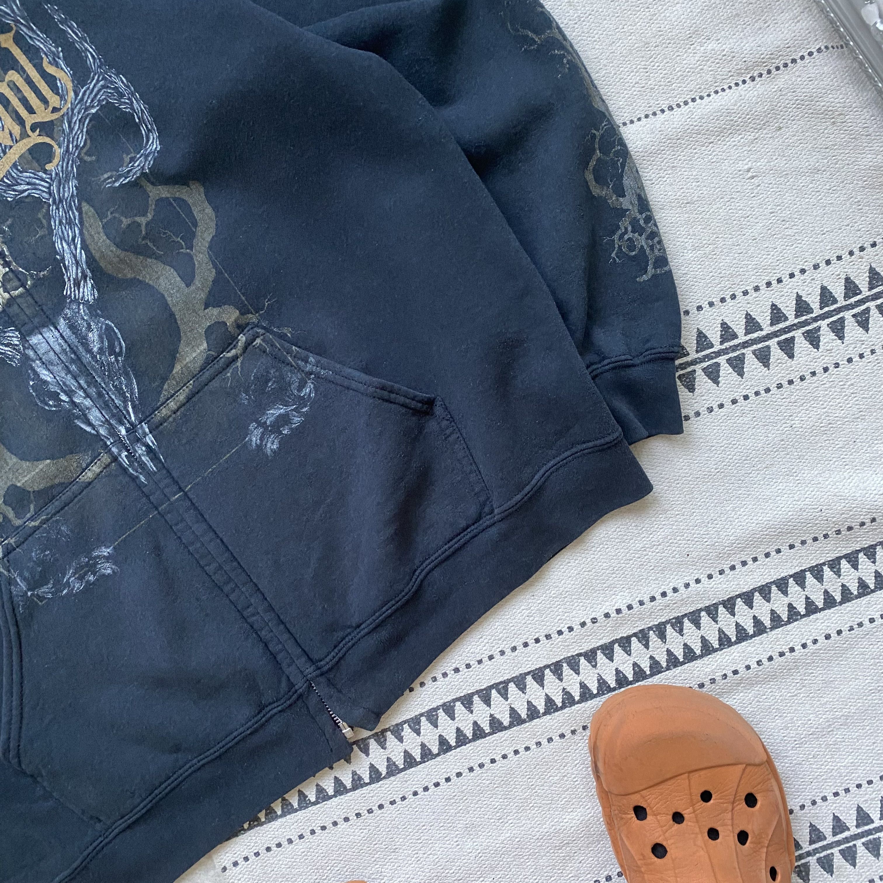 Band Tees 🎸 Vintage Korpiklaani rock band hoodie Heavymetall Y2K Size US M / EU 48-50 / 2 - 4 Thumbnail