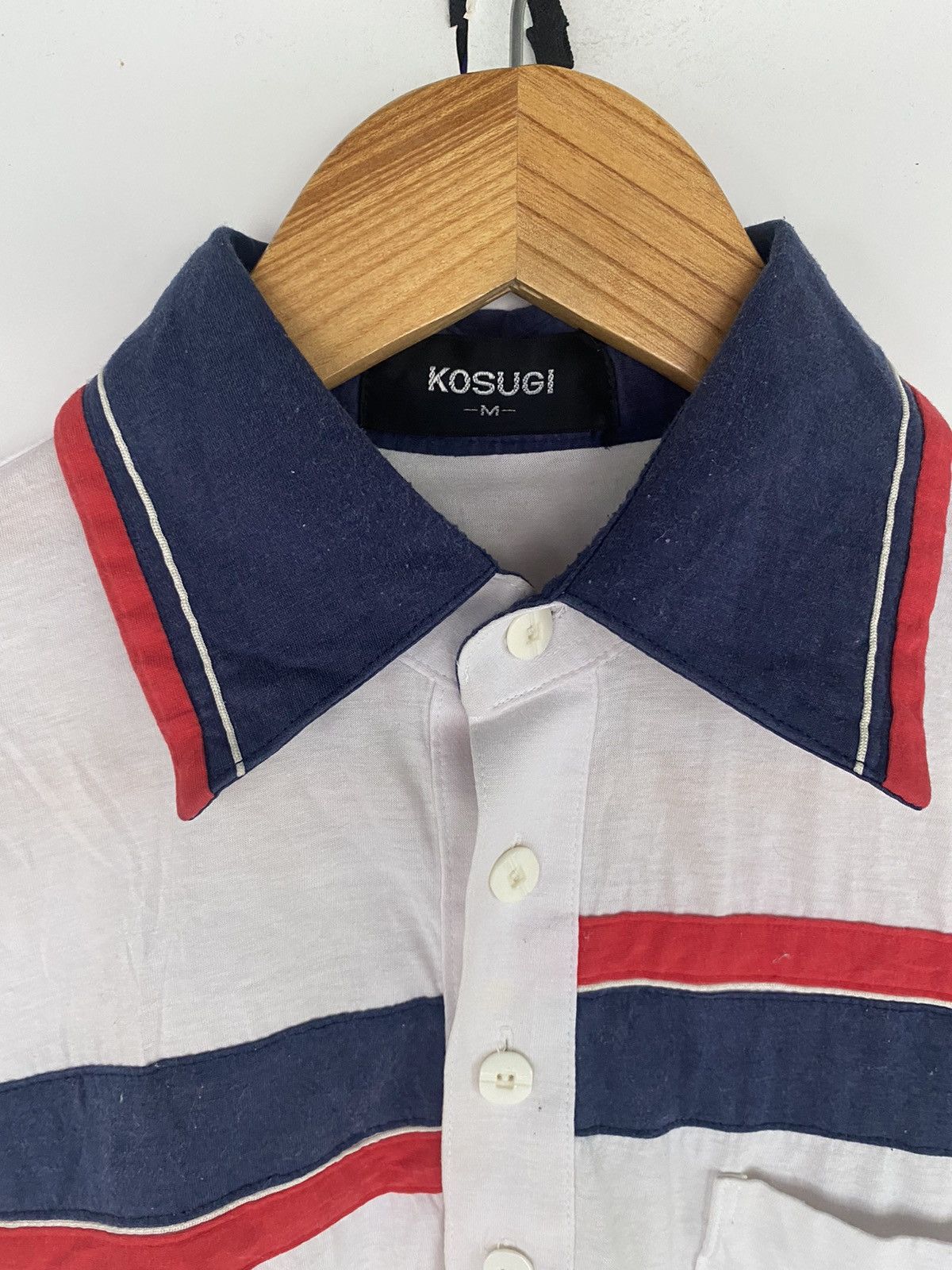 Japanese Brand × Vintage Vintage Japanese Brand Kosugi Single-Stitch Shirt Size M / US 6-8 / IT 42-44 - 5 Thumbnail