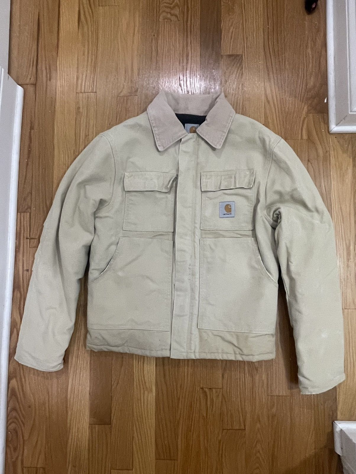 Carhartt × Vintage Carhartt Detroit jacket dearborn beige Size US M / EU 48-50 / 2 - 1 Thumbnail