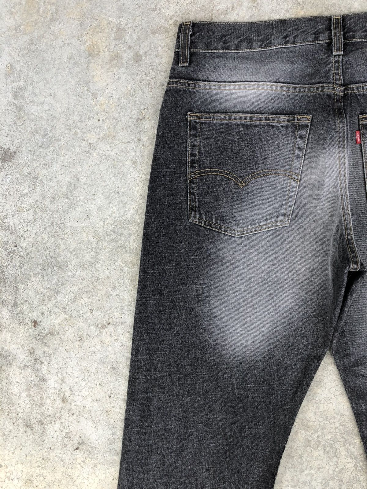 Levi's Flared Levis 507 Bootcut Distressed Jeans Size US 33 - 9 Thumbnail