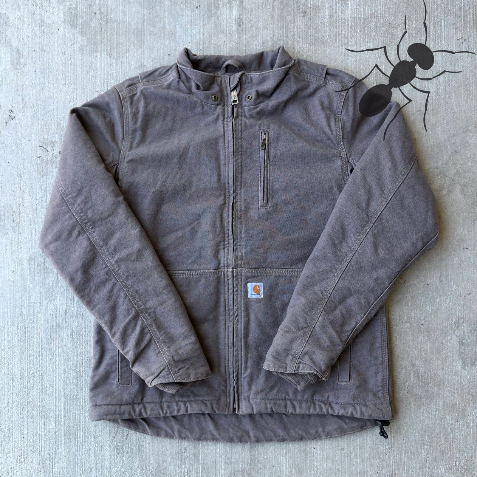 Carhartt × Vintage Carhartt gray coat work wear jacket Size US M / EU 48-50 / 2 - 1 Thumbnail