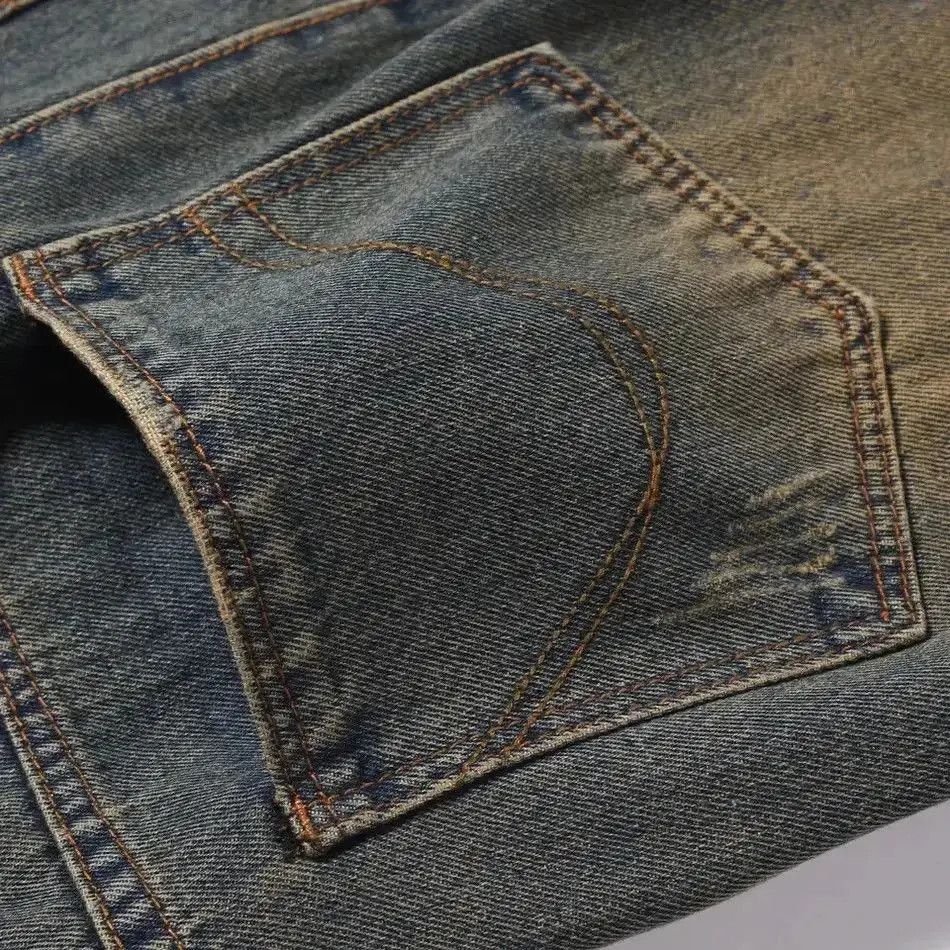 Japanese Brand Washed Baggy Distressed Wide Leg Jeans Pants Size US 32 / EU 48 - 5 Thumbnail