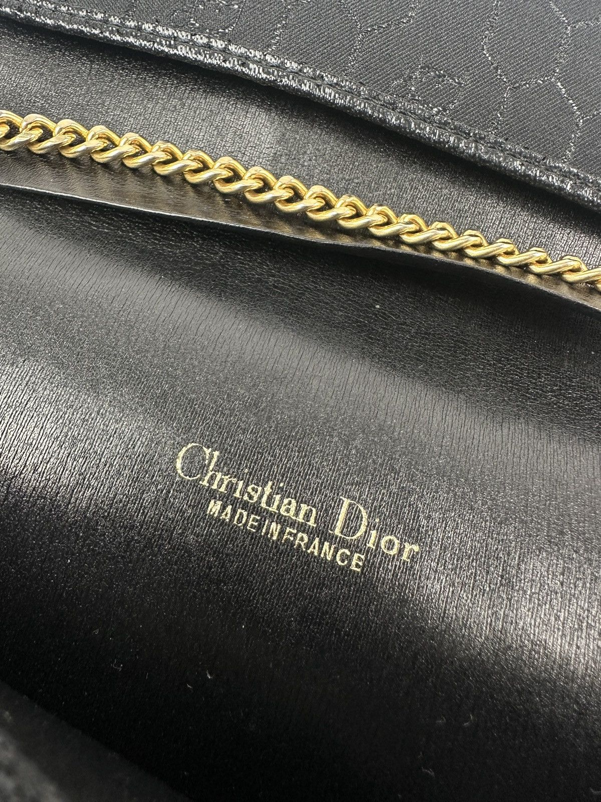 Dior Christian Dior Honey Comb Pattern Gold Sling Bag Size ONE SIZE - 7 Thumbnail