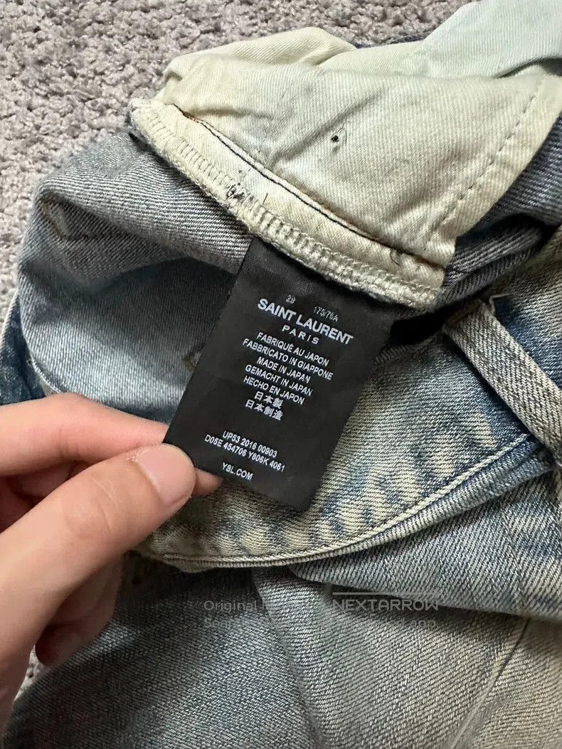 Saint Laurent Paris Saint Laurent D02 Distressed Jeans. Size US 29 - 3 Thumbnail