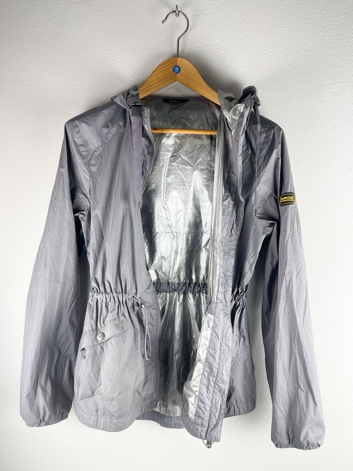 Barbour Barbour Southcliff Raincoat Jacket Platinum Gray Womens Size XXL / US 16-18 / IT 52-54 - 10 Thumbnail