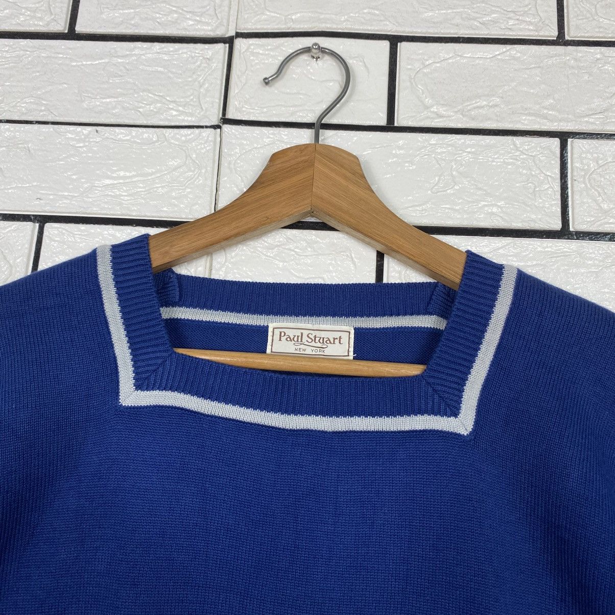 Japanese Brand 📌Vintage Cropped Knit Sweatshirt Paul Stuart Issey Miyake Size US M / EU 48-50 / 2 - 9 Thumbnail