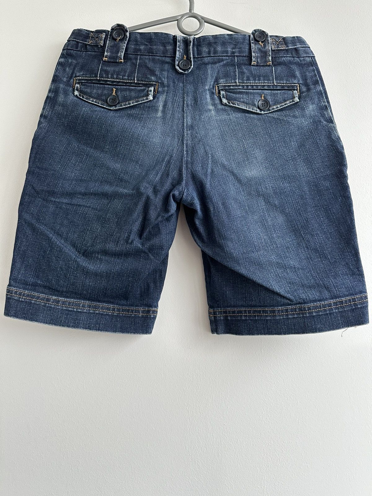 Dolce & Gabbana 90s Dolce & Gabbana Denim Shorts Blue IT 44 Buckle Waist D&G Size 30" / US 8 / IT 44 - 3 Thumbnail