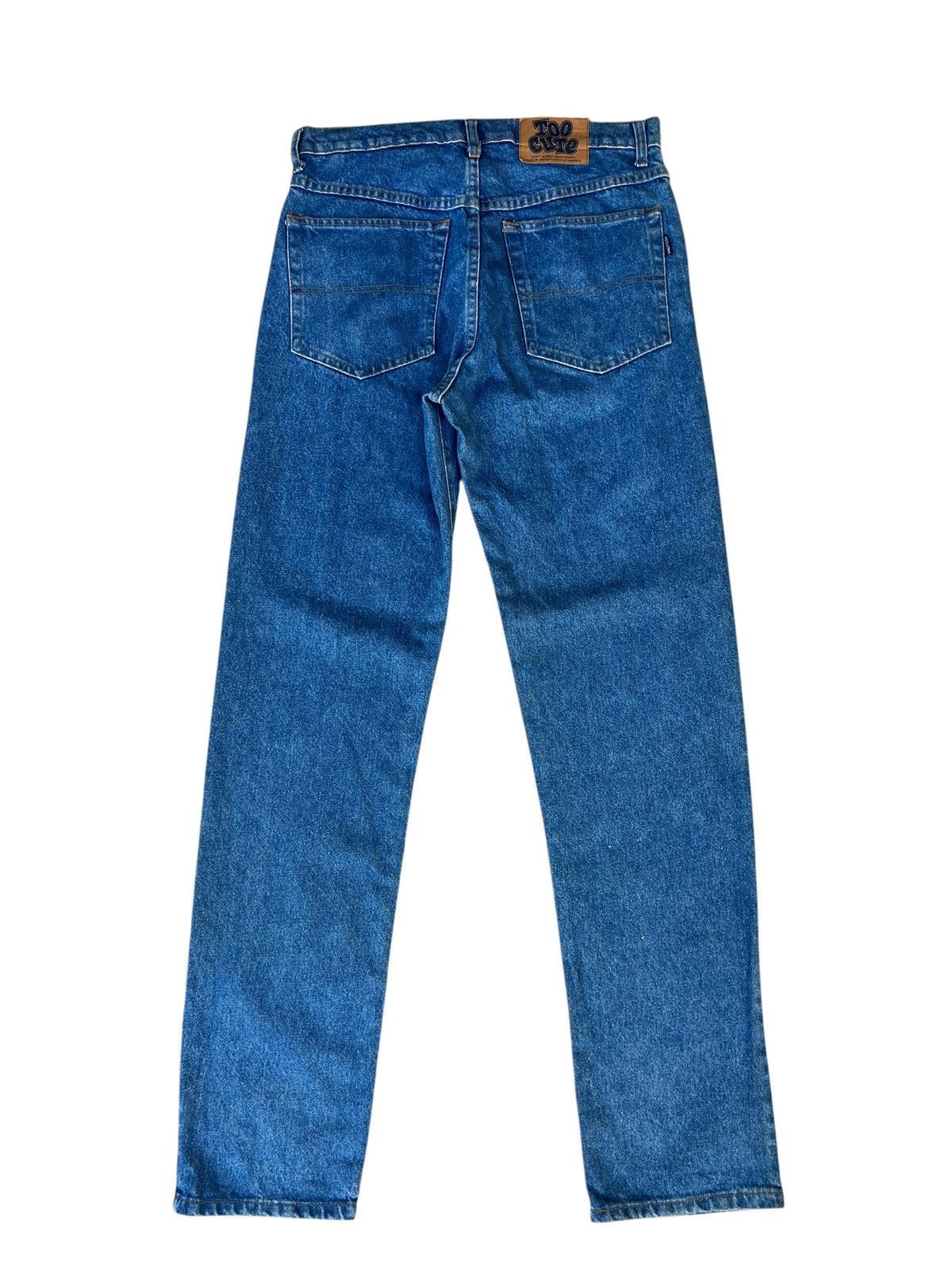 Too Cute Guetta Bros. 90s Too Cute Guetta Bros X Disney Mickey Minnie Denim Jeans Size US 31 - 14 Thumbnail