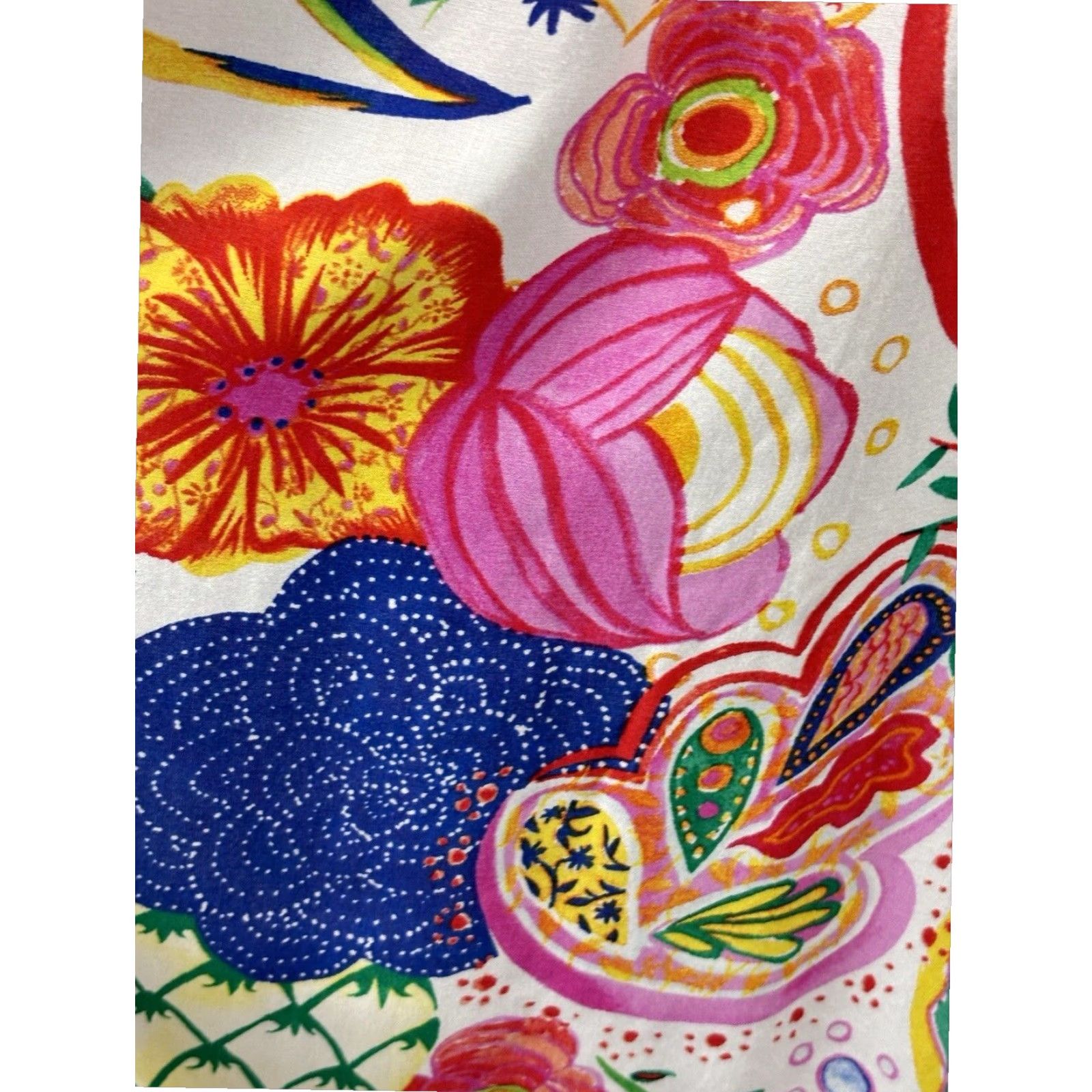 Desigual Desigual Floral Elephant Maxi Dress Blue Multicolored Sleeveless UK 12 EU 40 Womens Summer Size XL / US 12-14 / IT 48-50 - 7 Thumbnail
