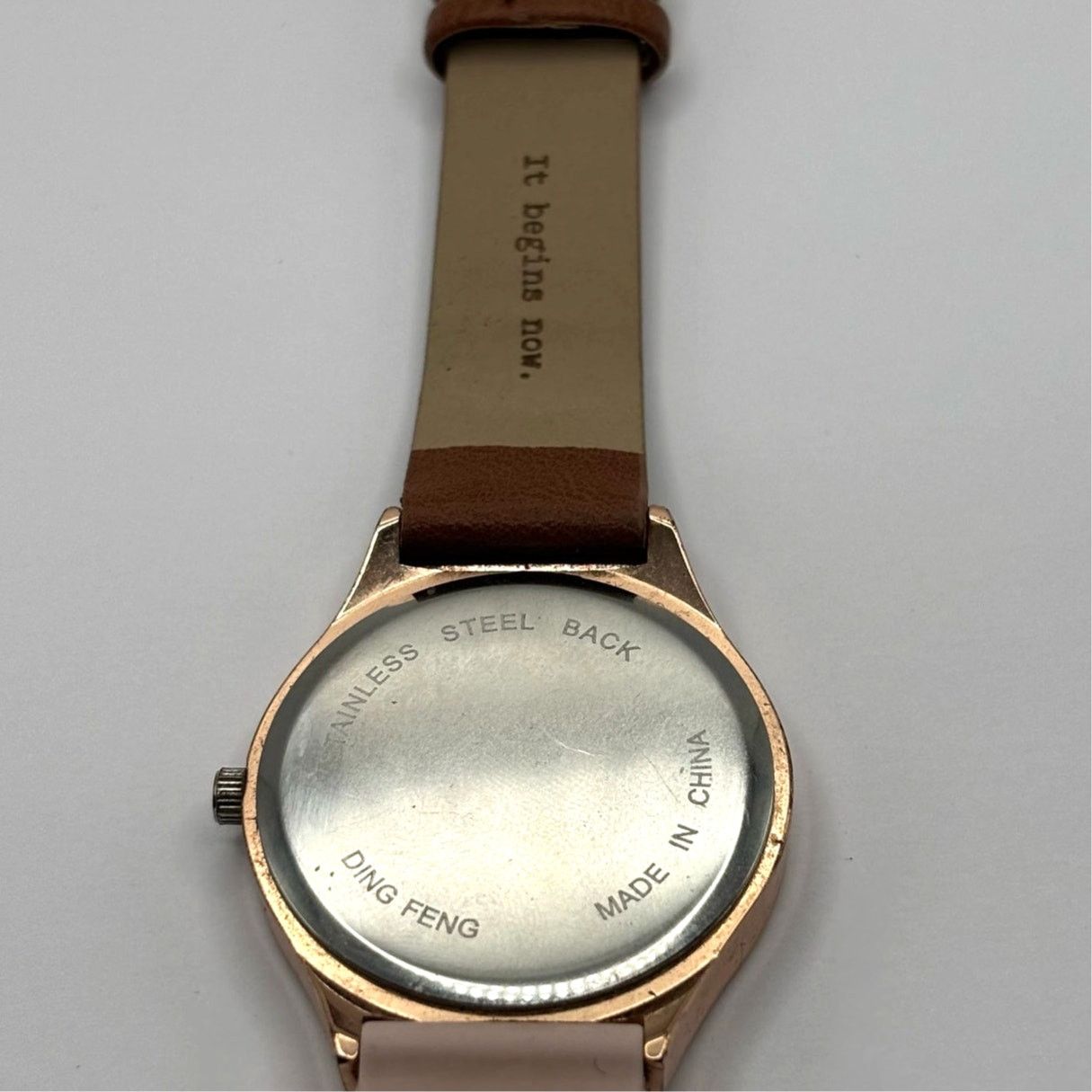 Other Vintage Pink & Brown Men's Watch Size ONE SIZE - 5 Thumbnail