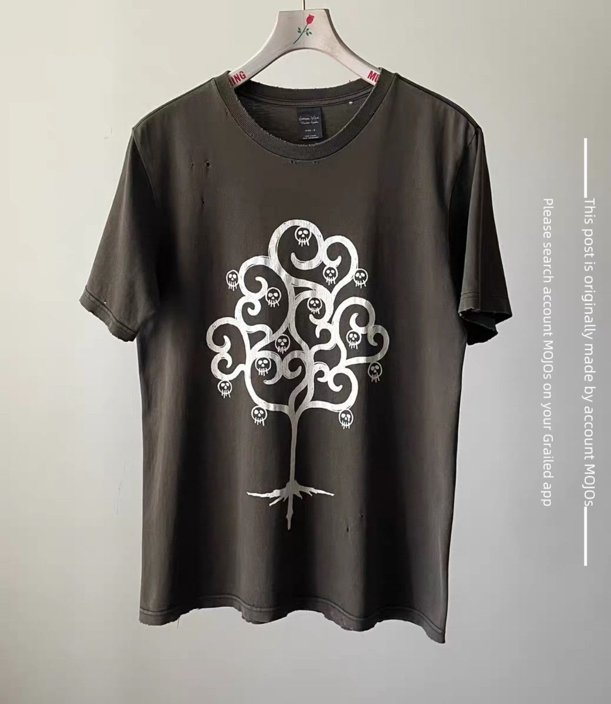 ナンバーナイン 2005ss ナイト期 skull tree tシャツ Number (N)ine × Takahiromiyashita The Soloist. NUMBERNINE SKULL
