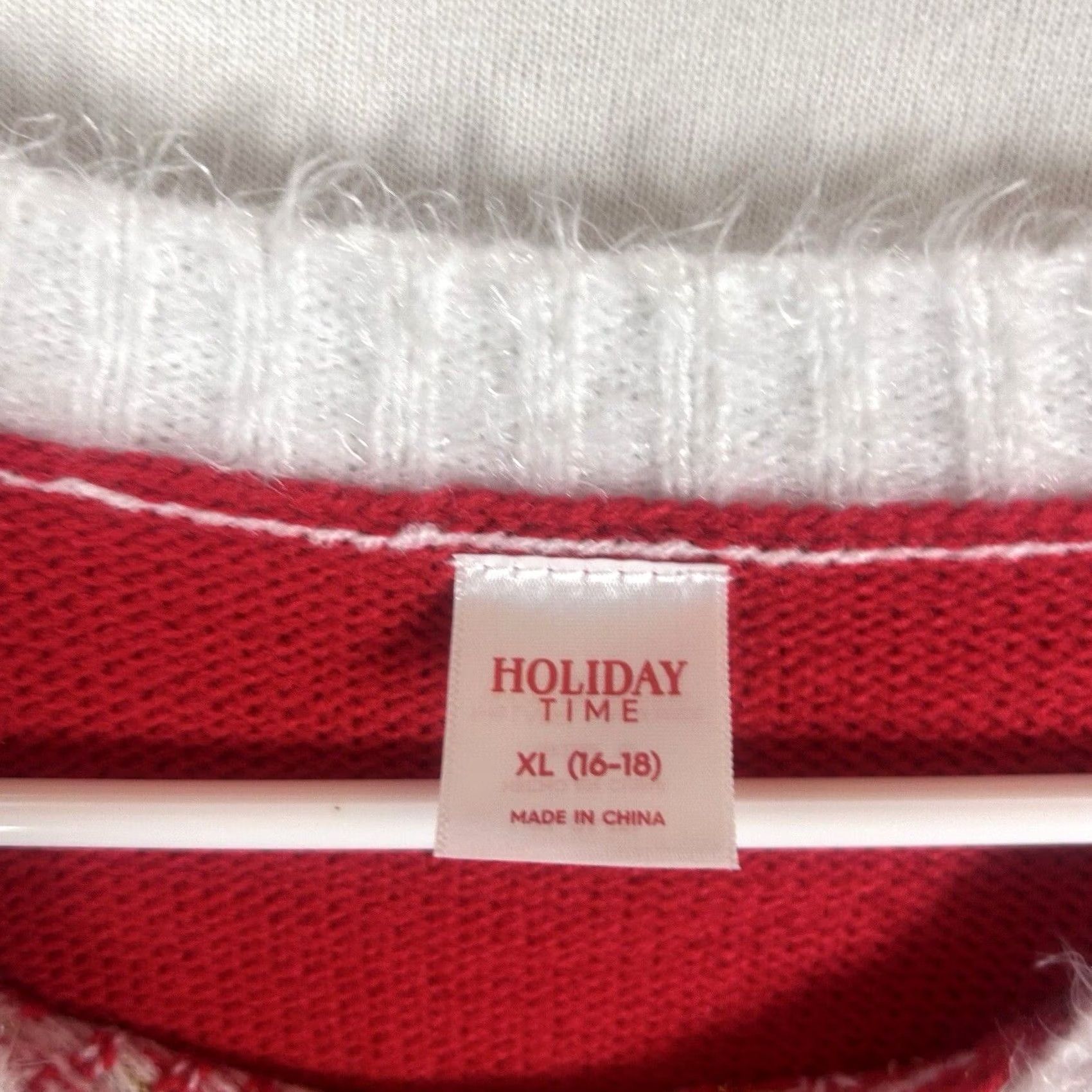 Vintage VINTAGE Ugly Christmas Sweater NEW Womens Juniors XL 16-18 Holiday Merry X-mas Red NWT Size XL / US 12-14 / IT 48-50 - 5 Thumbnail