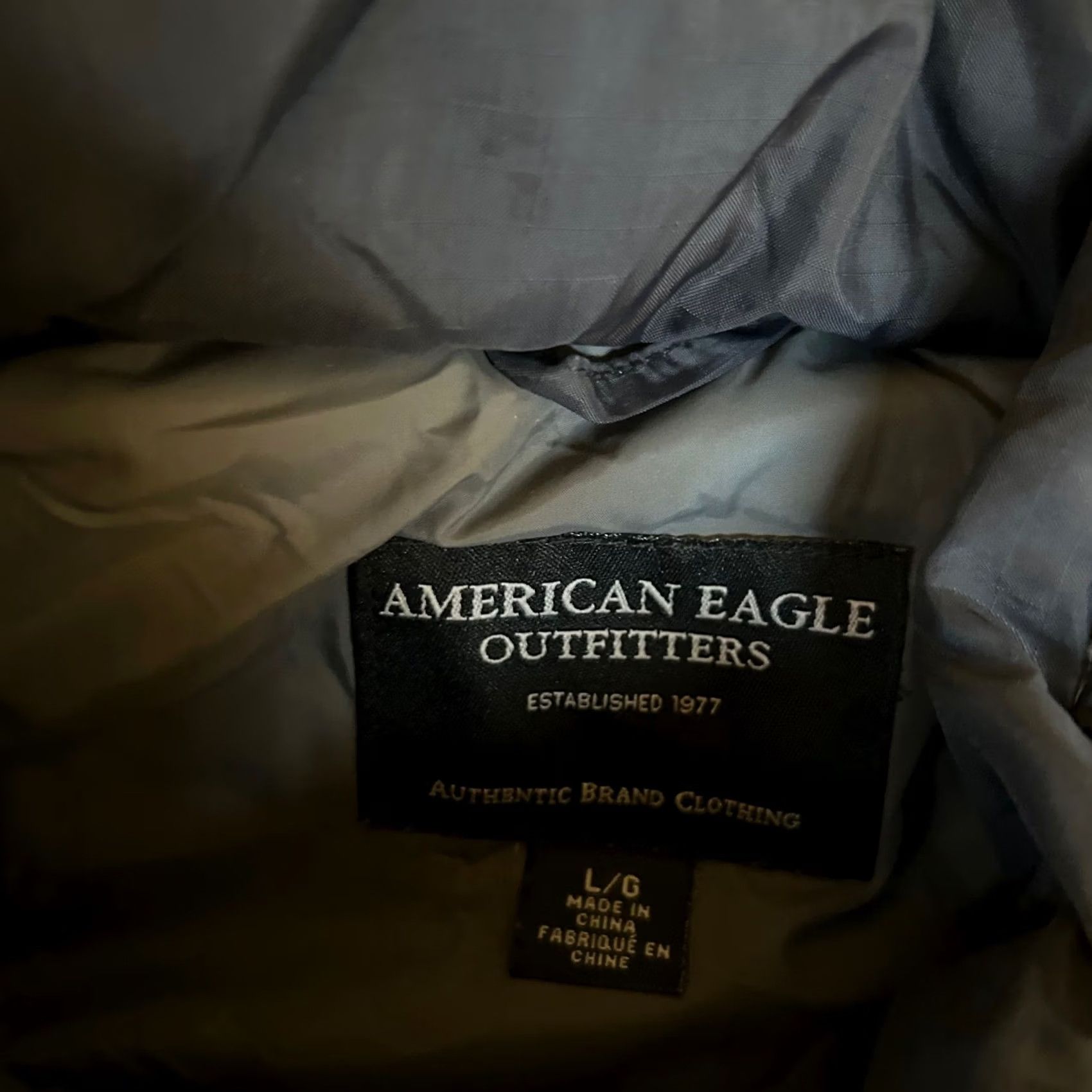 American Eagle Outfitters VINTAGE? No — Adapted to maximize search visibility: American Eagle Outfitters Puffer Vest Full Zip Sleeveless Jacket Black Men Large Size US L / EU 52-54 / 3 - 2 Thumbnail