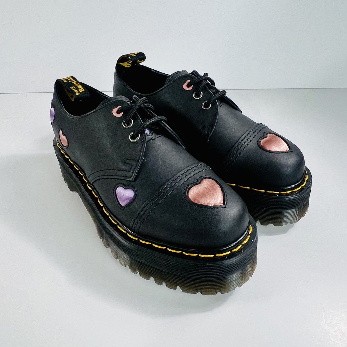 Dr. Martens Dr. Martens 1461 Quad Hearts Oxford Platform Size 7 Size US 7 / IT 37 - 8 Thumbnail