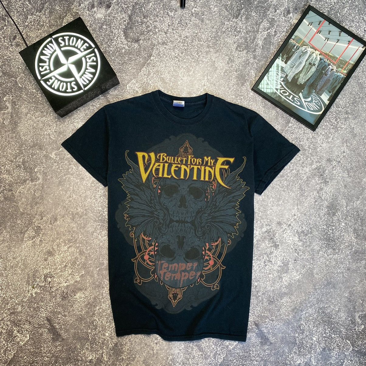 Band Tees Vintage Bullet For My Valentine Big Graphic logo band tee Size US M / EU 48-50 / 2 - 2 Thumbnail