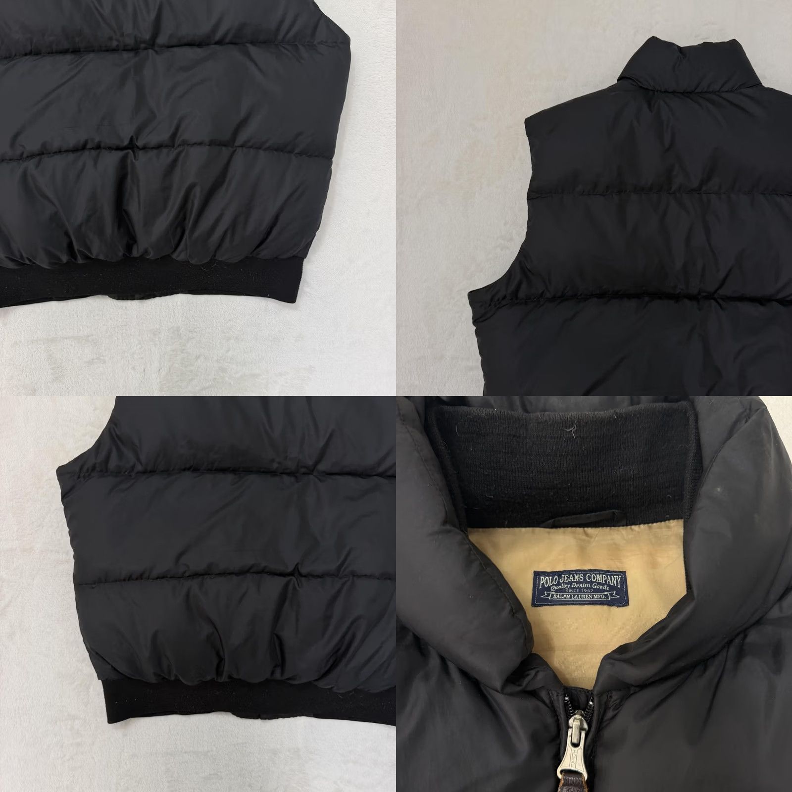 Ralph Lauren Ralph Lauren Polo Jeans Puffer Vest Mens 3XL Black Full Zip Quilted Padded Insulated Zip Vest Mens Black Size US XXL / EU 58 / 5 - 9 Thumbnail