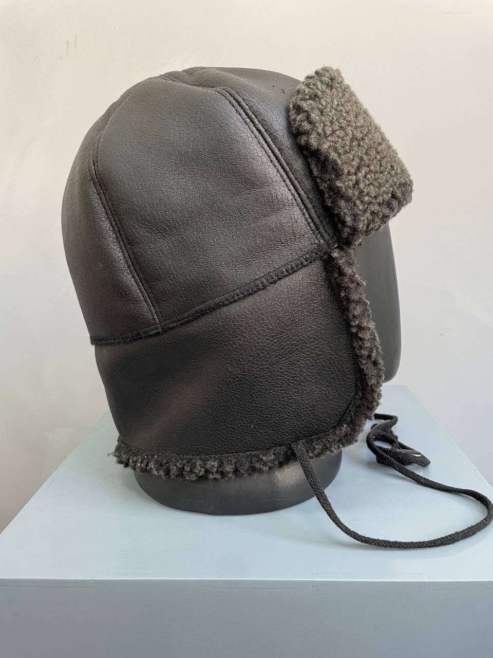 Hysteric Glamour × Japanese Brand Vintage leather fur japanese ushanka hat avant garde Size ONE SIZE - 3 Thumbnail
