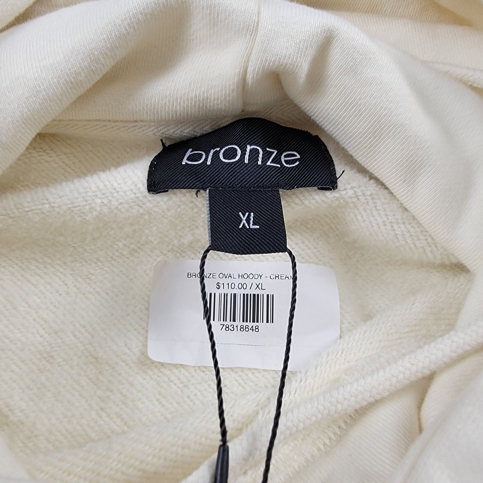 Bronze 56k Bronze 56k Oval Hoodie Cream Sz XL (562) Size US XL / EU 56 / 4 - 6 Thumbnail