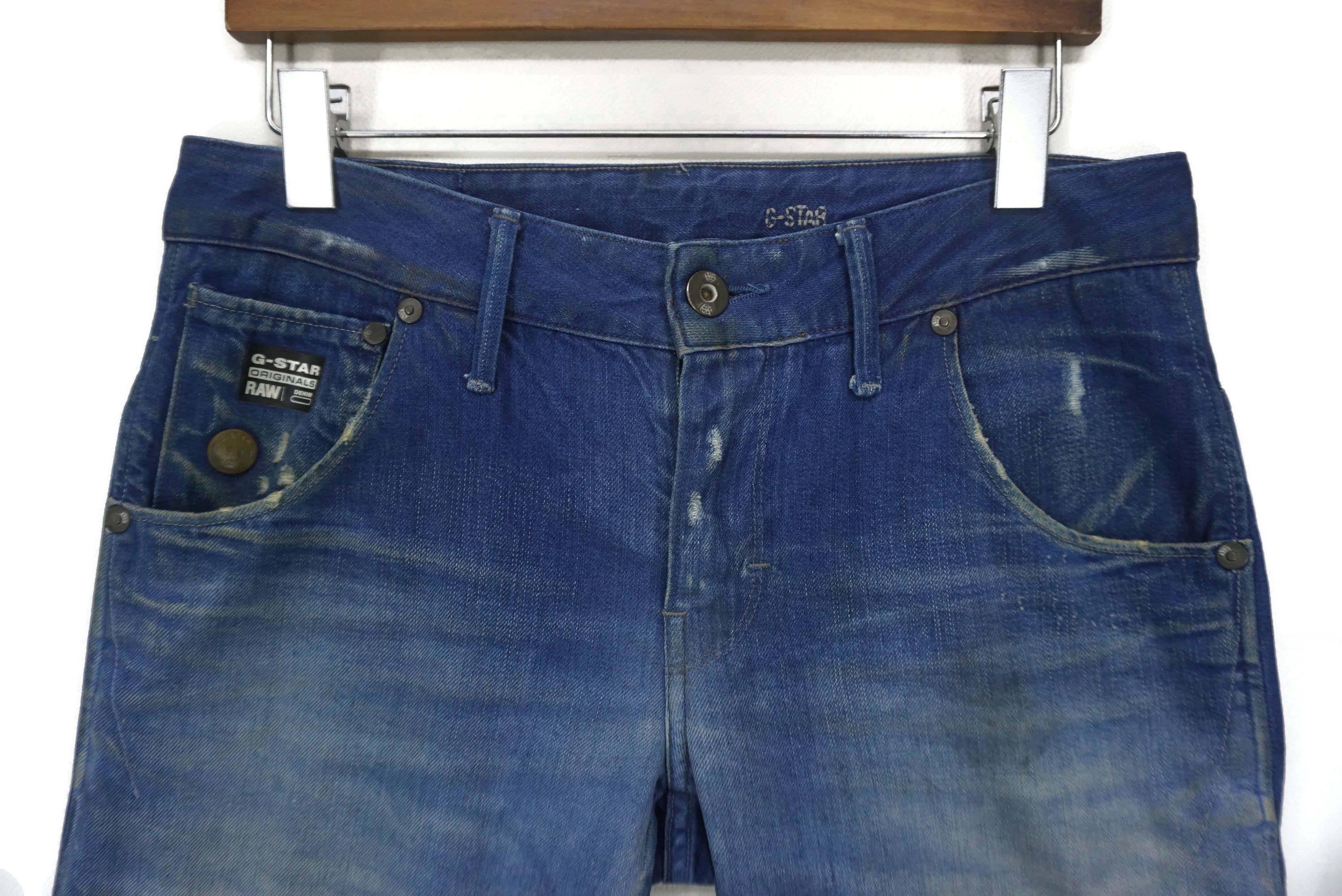 G-Star Arc 3D Slim Jeans Size 30 fit W32xL32 Distressed Denim Italy Size US 30 / EU 46 - 3 Thumbnail