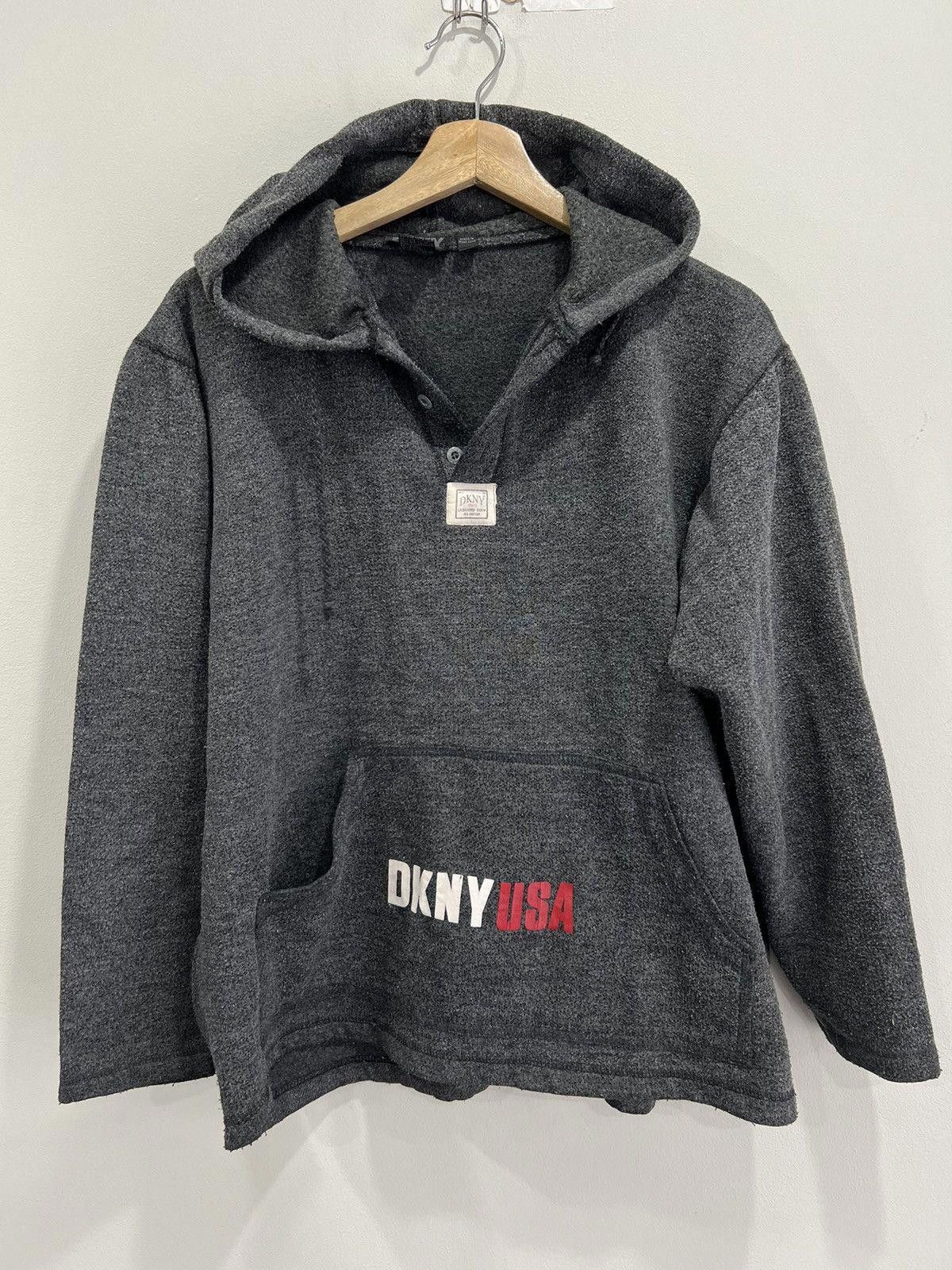 Vintage Vintage Womens 90s DKNY Hoodie Sweater sweatshirt S Size S / US 4 / IT 40 - 1 Thumbnail