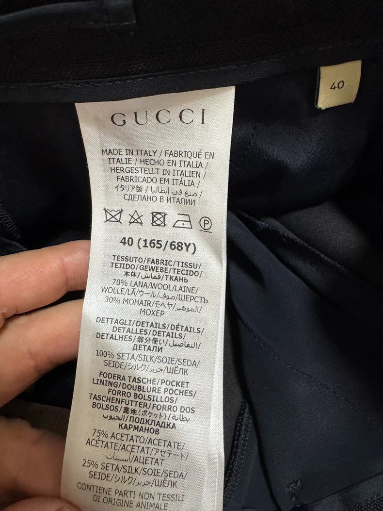 Gucci Gucci Casual Pants Made of Wool and Mohair-2506 Size US 40 / EU 56 - 8 Thumbnail