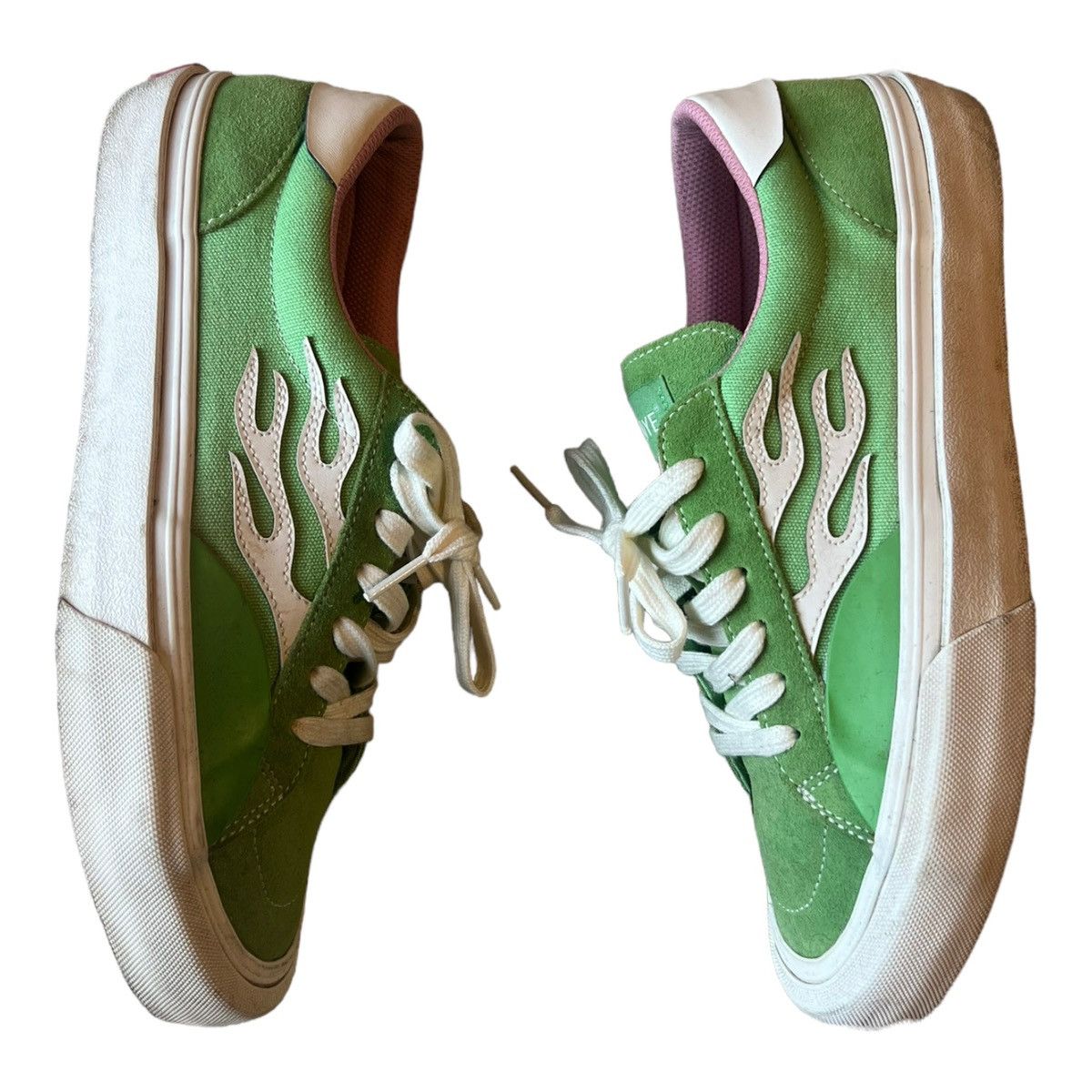 Hypebeast × STRAYE LOGAN Straye Sneakers ORIGINAL LIME GREEN FLAME Men's Size 9 Size US 9 / EU 42 - 4 Thumbnail