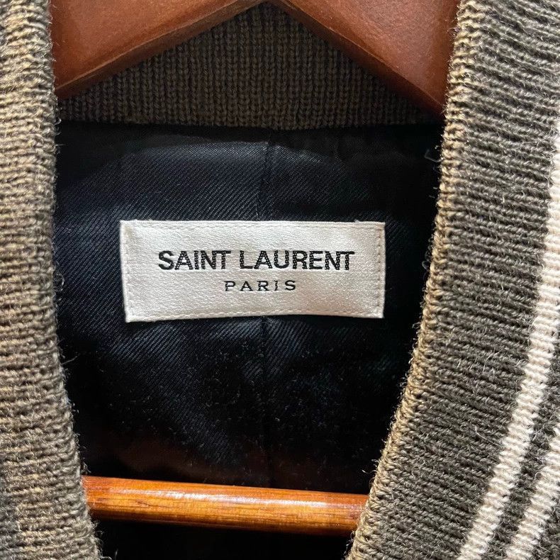 Saint Laurent Paris Saint Laurent Paris Green wool jacket-2506 Size US M / EU 48-50 / 2 - 3 Thumbnail