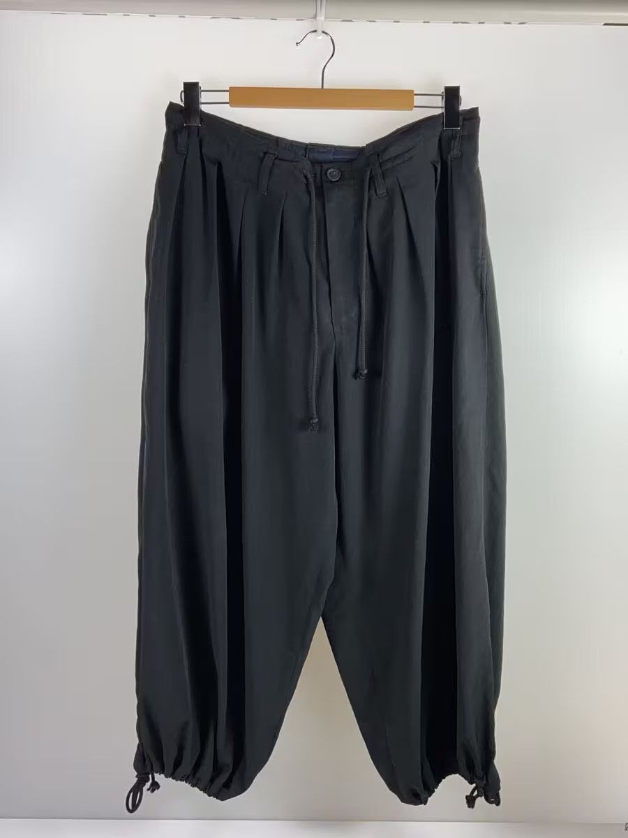 Yohji Yamamoto yohji yamamoto POUR HOMMEBLK/Solid color Bottoms/ Size US 31 - 1 Thumbnail