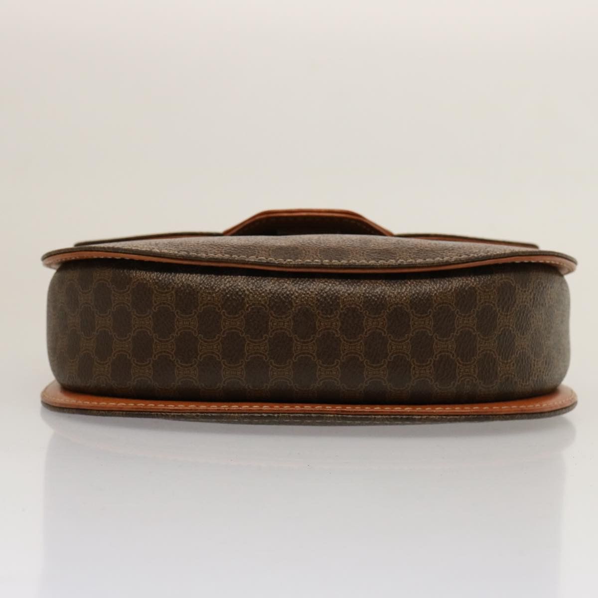 Celine CELINE Macadam Canvas Hand Bag Pvc Brown Size ONE SIZE - 9 Thumbnail