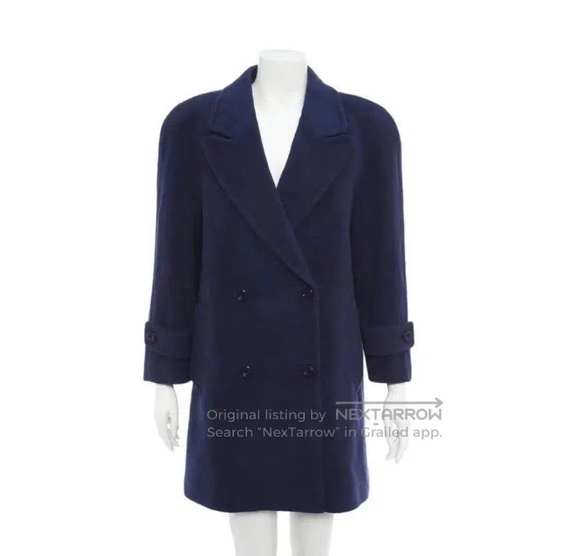 Burberry Burberry Winter Dark Blue Wool Women's Coat. Size M / US 6-8 / IT 42-44 - 1 Thumbnail