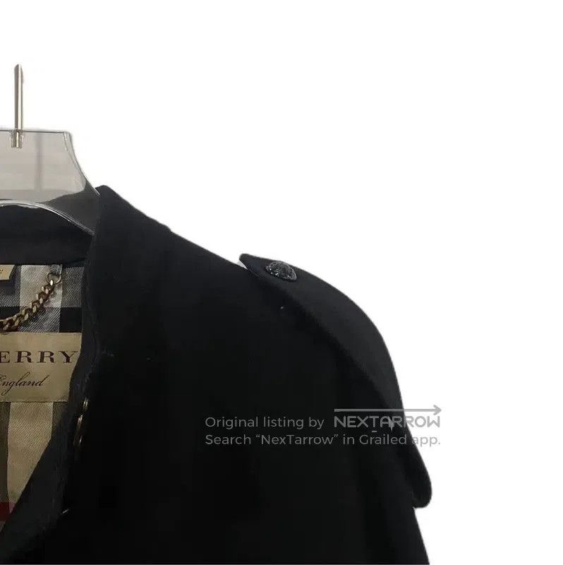 Burberry Burberry Black Wool Ladies Coat. Size L / US 10 / IT 46 - 4 Thumbnail