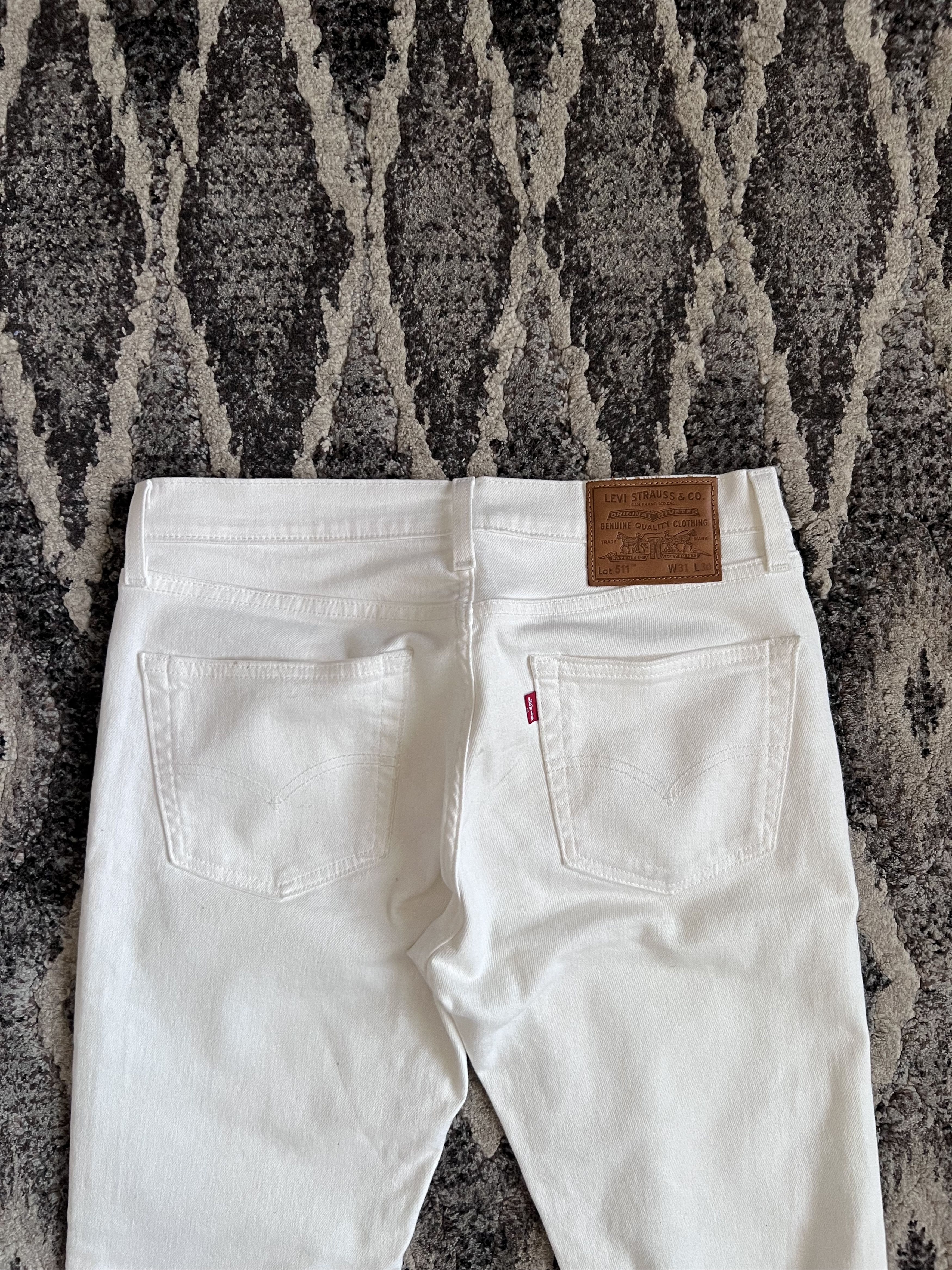 Levi's W31 L 30 Levi's 511 in White Size US 31 - 4 Thumbnail
