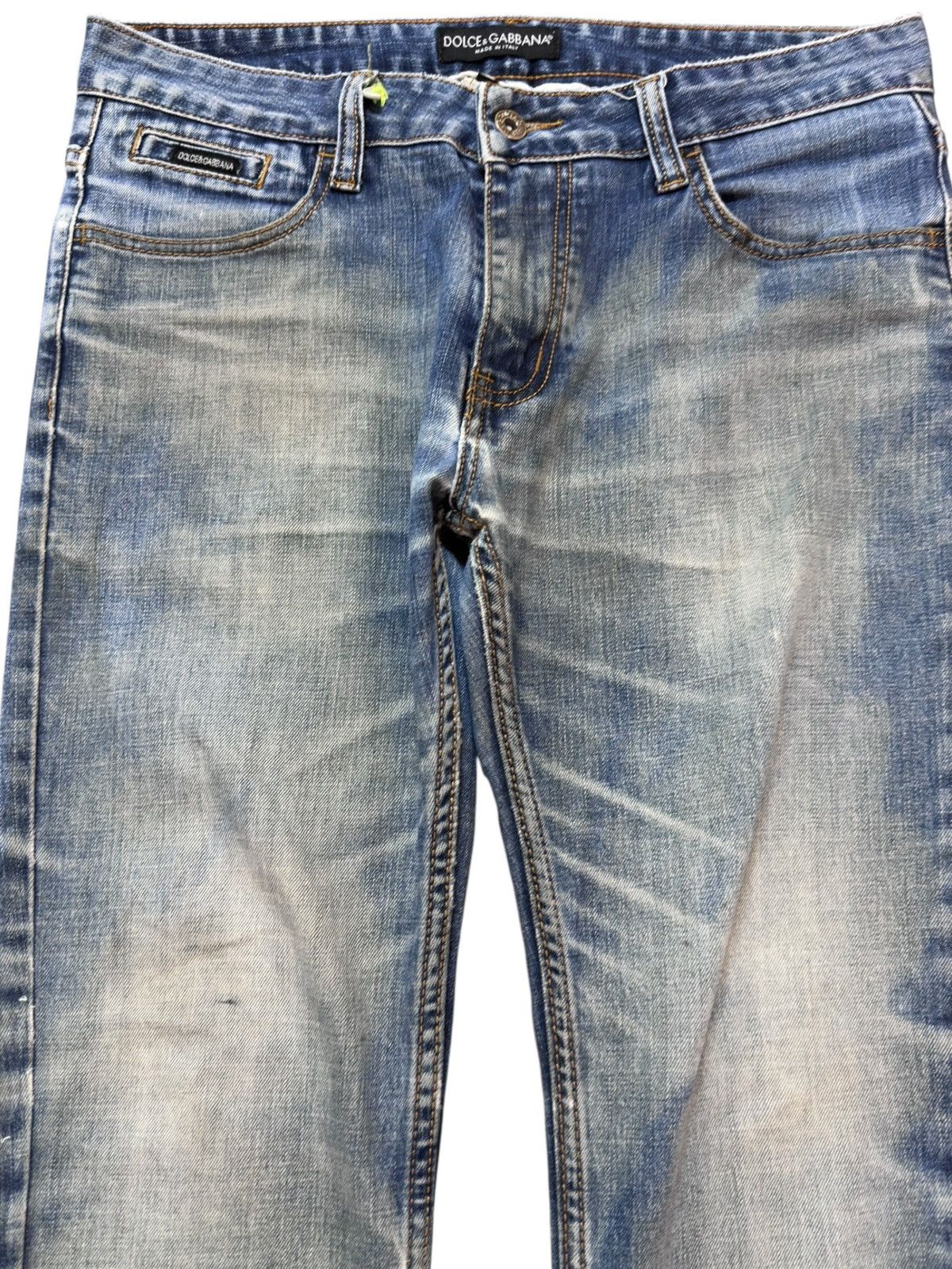 Dolce & Gabbana Vintage Dolce&Gabbana Mudwash Skinny Denim Size US 33 - 2 Thumbnail