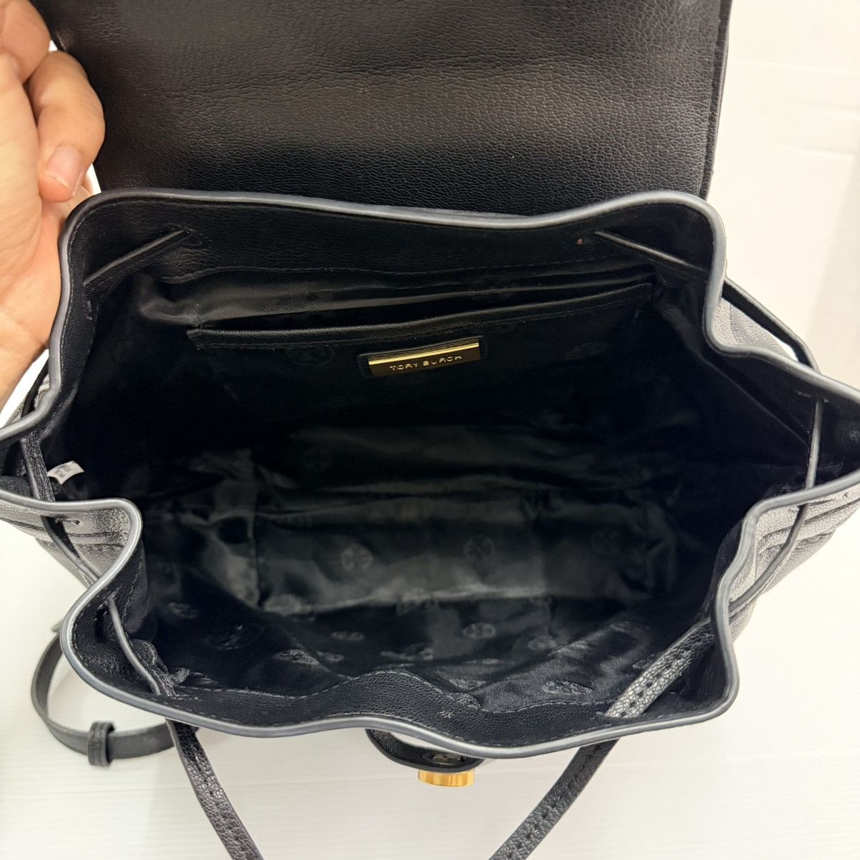 Tory Burch Tory Burch Leather Backpack Bag Size ONE SIZE - 9 Thumbnail