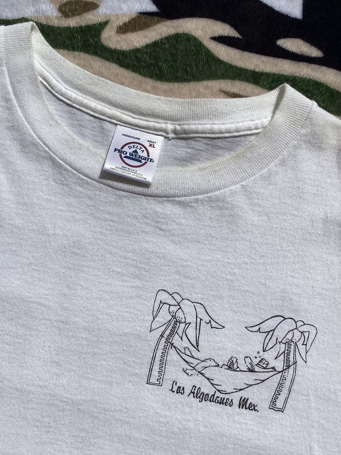 Delta × Vintage Vtg 90s will not work for anything Los algodones Mexico Tee Size US XL / EU 56 / 4 - 3 Thumbnail