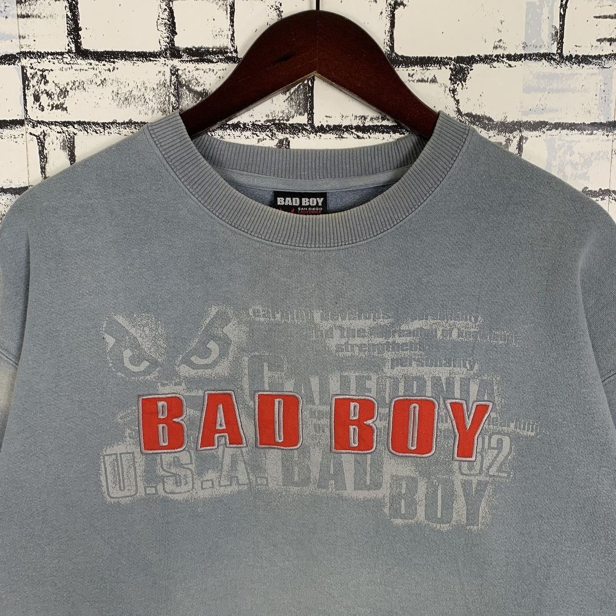 Vintage Vintage Bad Boy American Sport Lifestyle Sweatshirt Crewneck Size US L / EU 52-54 / 3 - 2 Thumbnail