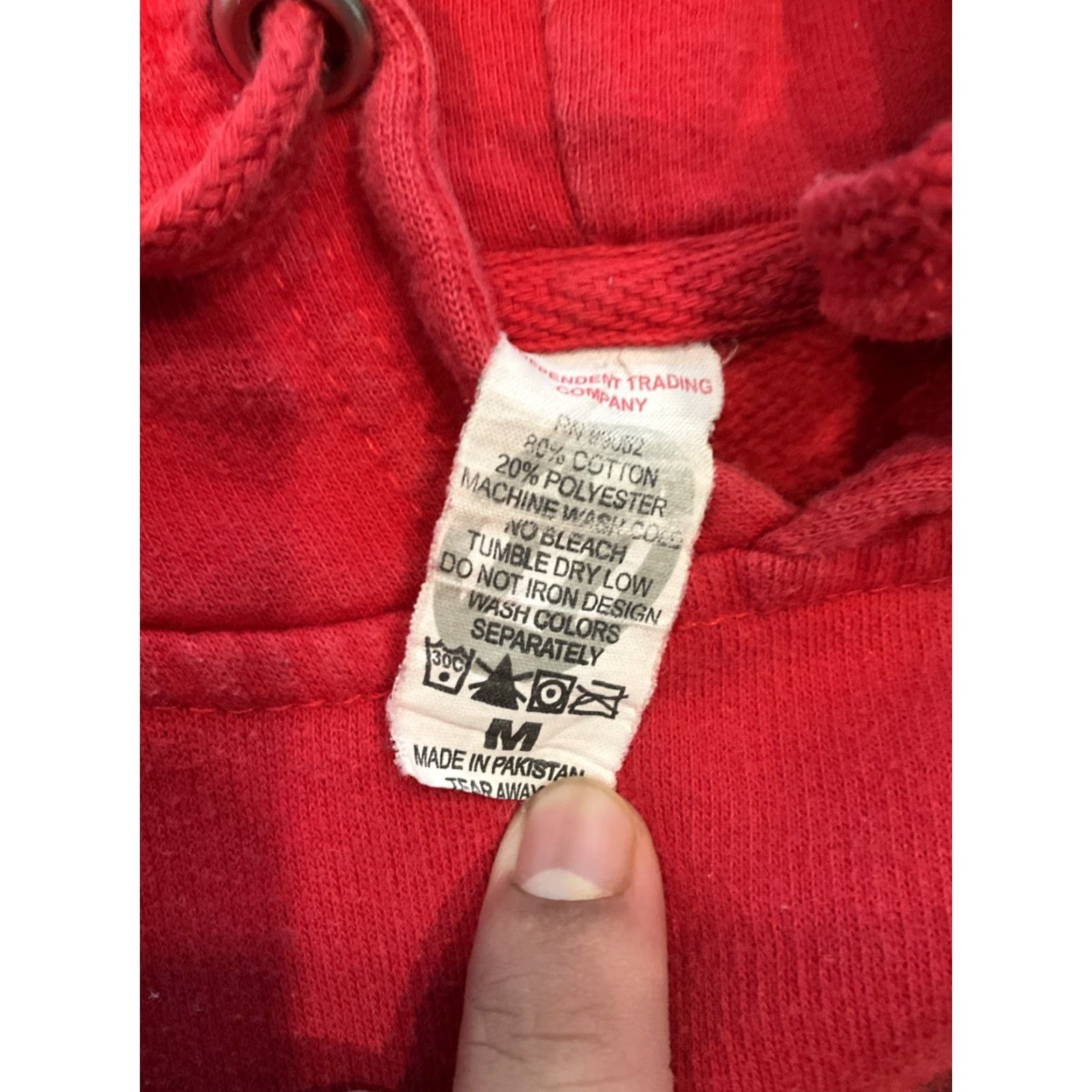 Vintage Orisue Is For The Hungry Mike Tyson Hoodie Size M Mens Pullover Graphic Print Red USA Sweatshirt Cotton Fleece All Seasons Size US M / EU 48-50 / 2 - 7 Thumbnail