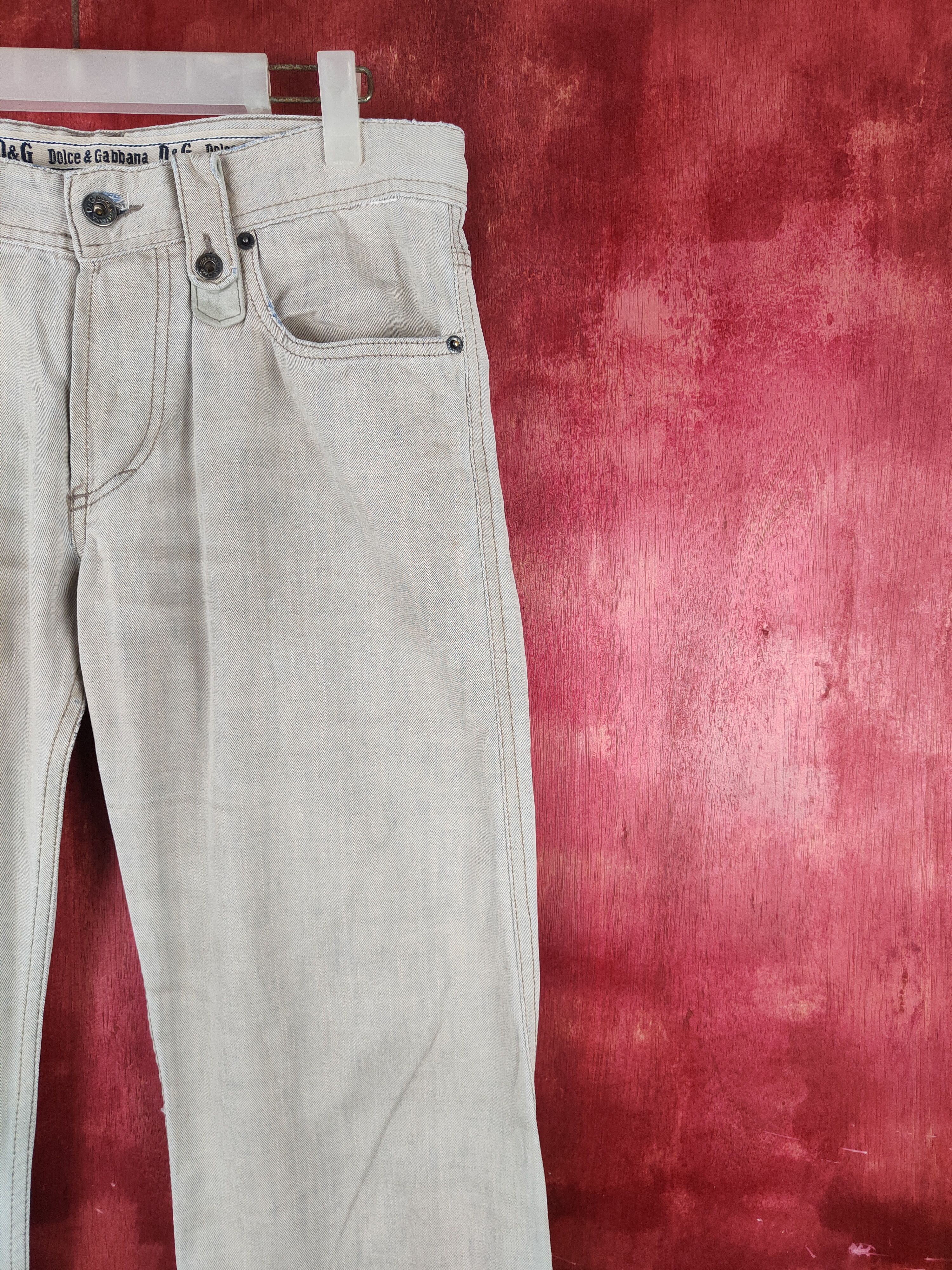 Dolce & Gabbana DL Dolce & Gabbana Blue Faded vintage Soft Denim #S1324 Size US 32 / EU 48 - 6 Thumbnail