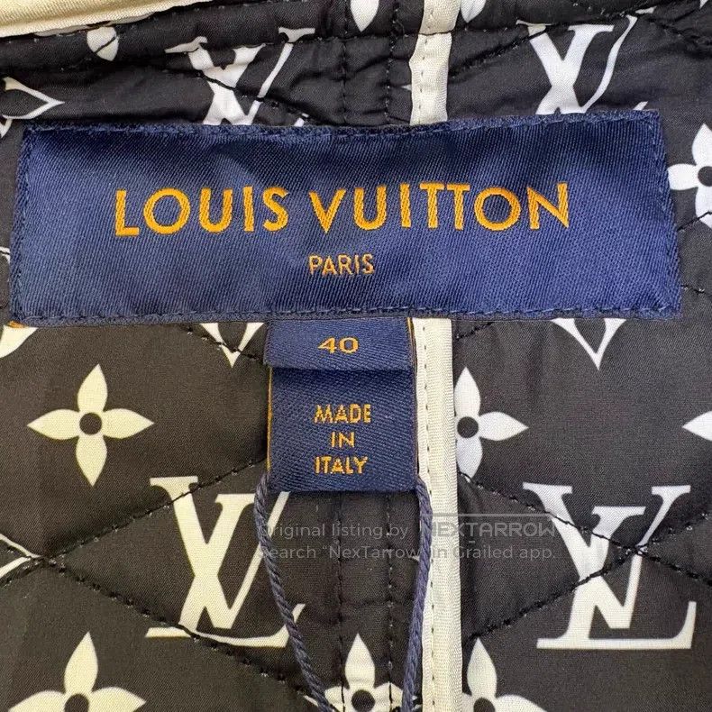 Louis Vuitton Louis Vuitton Nylon rhombus inner full print cotton-padded Size S / US 4 / IT 40 - 7 Thumbnail