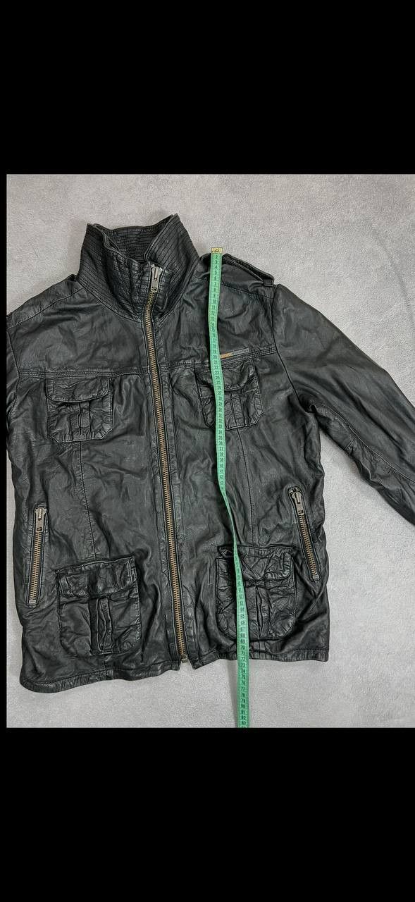Vintage VTG Yohji Yamamoto Style REAL LEATHER JACKET 90s Size US L / EU 52-54 / 3 - 10 Thumbnail