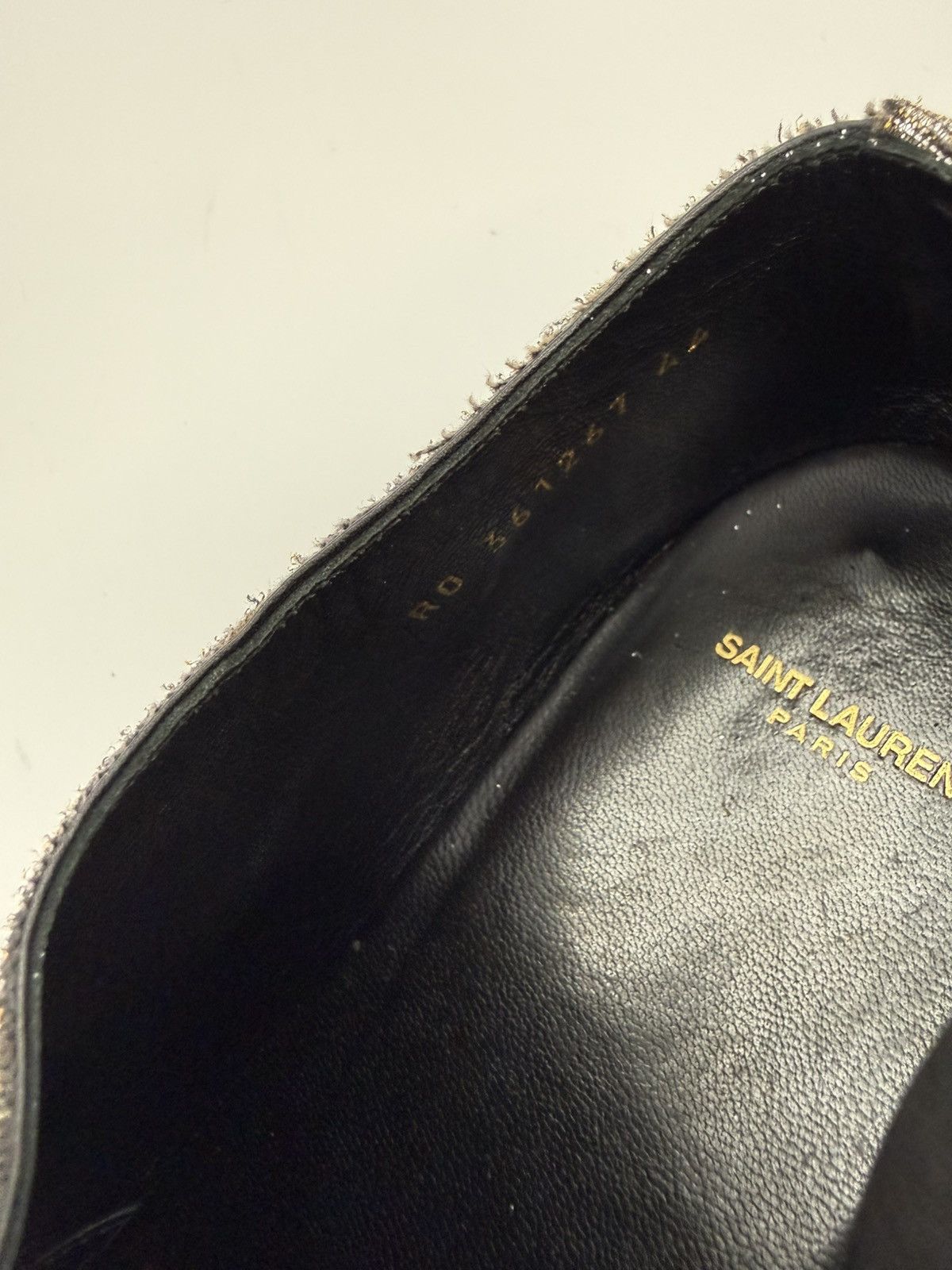 Saint Laurent Paris SAINT LAURENT PARIS-Gold/Silver Lurex Metallic Oxford Derby Size US 11 / EU 44 - 15 Thumbnail
