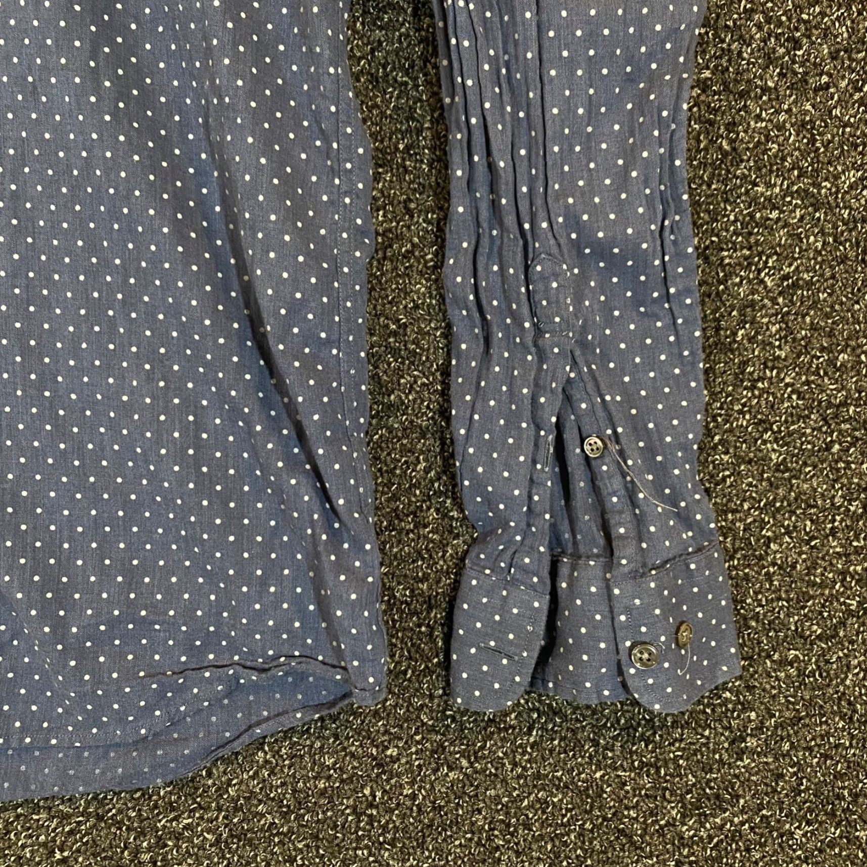 Rodd & Gunn Rodd & Gunn Shirt Mens Large Blue Polka Dot Button Up Outdoors L/S Italy Woven Size US L / EU 52-54 / 3 - 3 Thumbnail